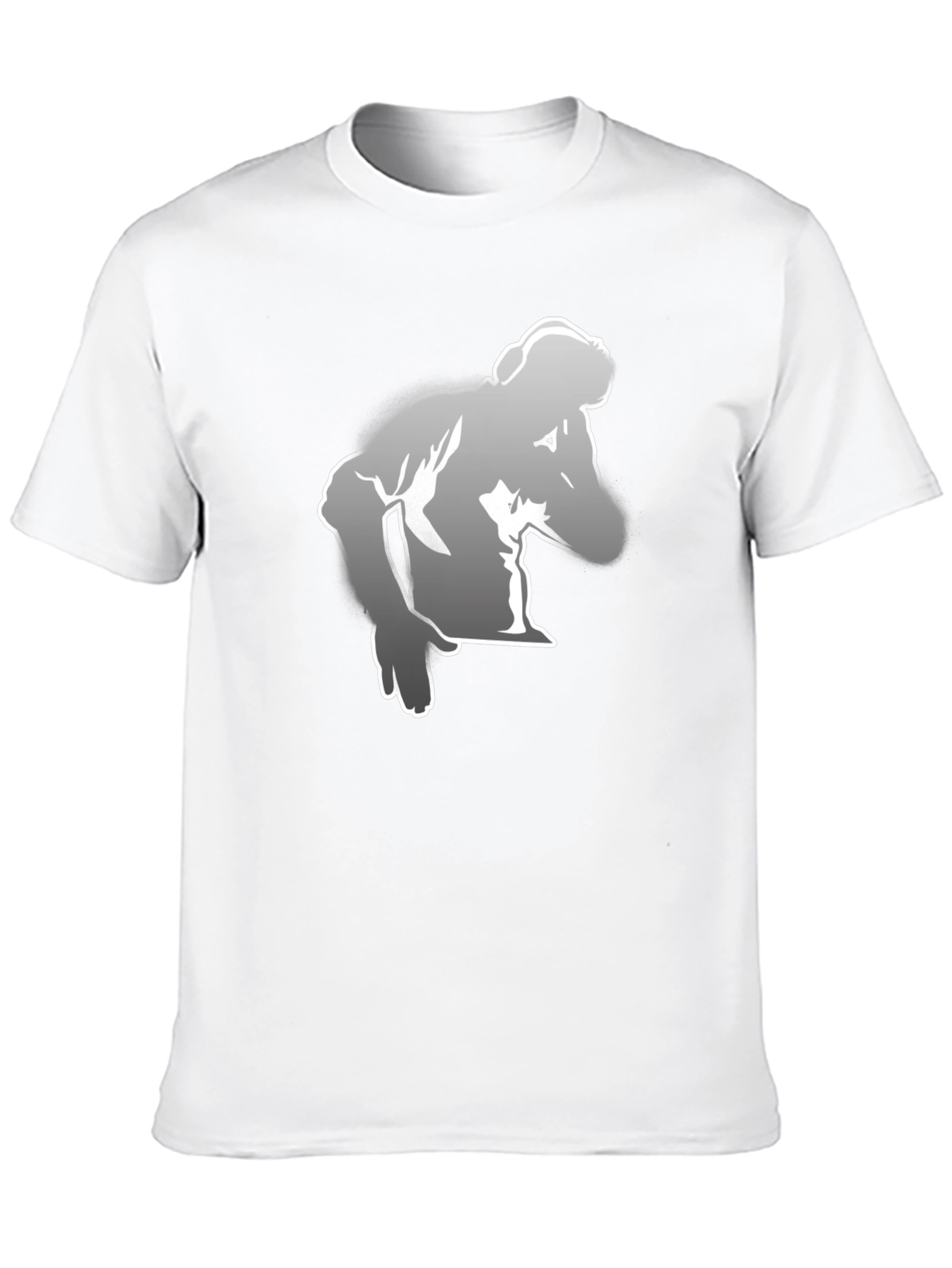 Stylish Black T-Shirt with Graphic Print
