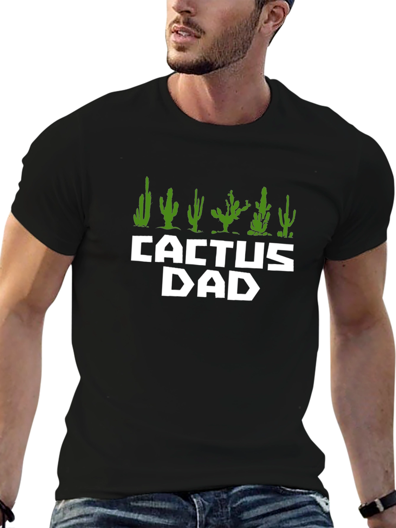 Cactus Dad Graphic T-Shirt - Fathers Day Gift