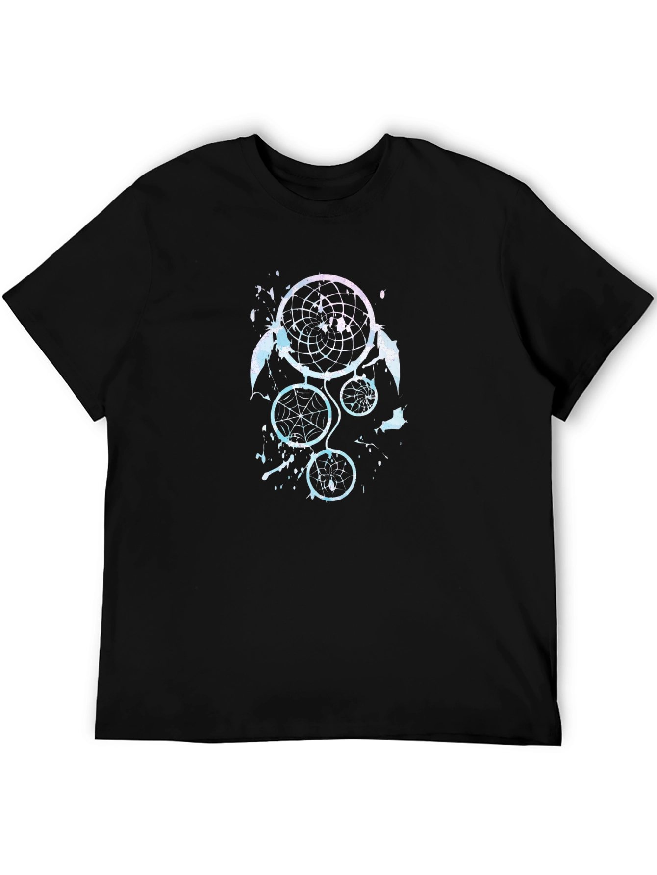 Dreamcatcher Graphic Tee - Black Cotton T-Shirt