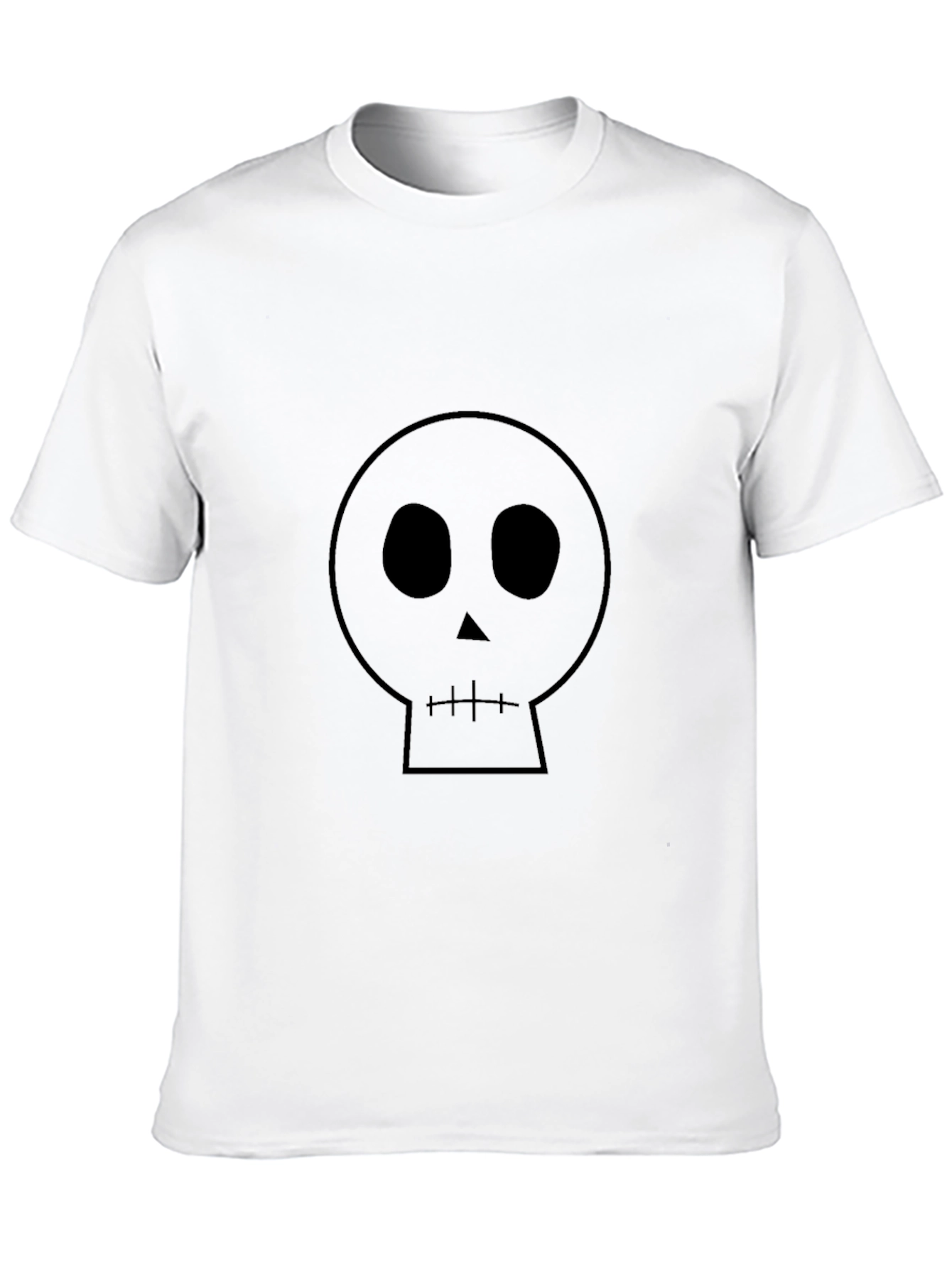 Skull Graphic T-Shirt - Classic Black Tee