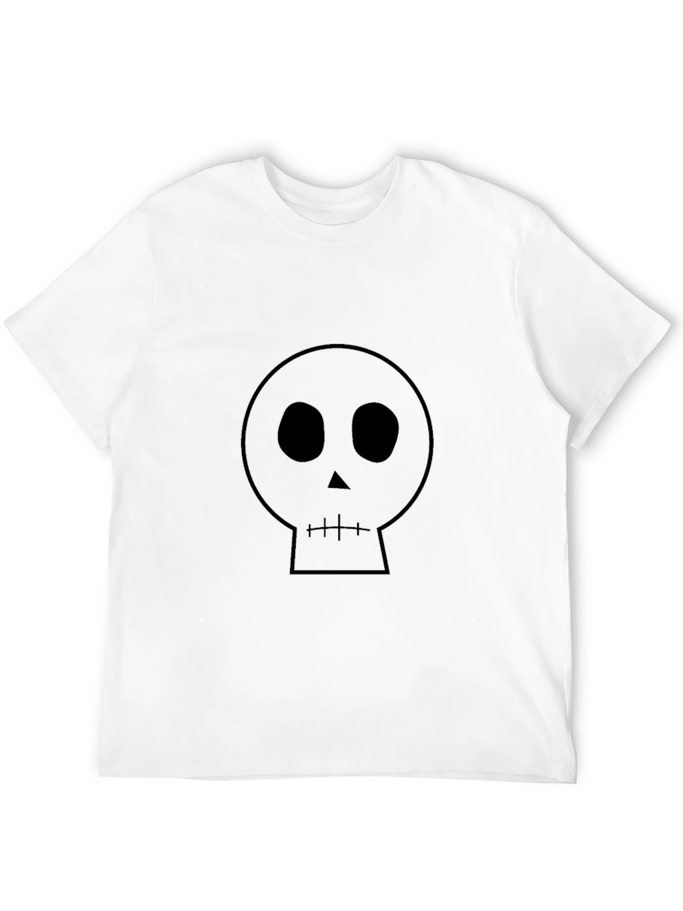 Skull Graphic T-Shirt - Classic Black Tee