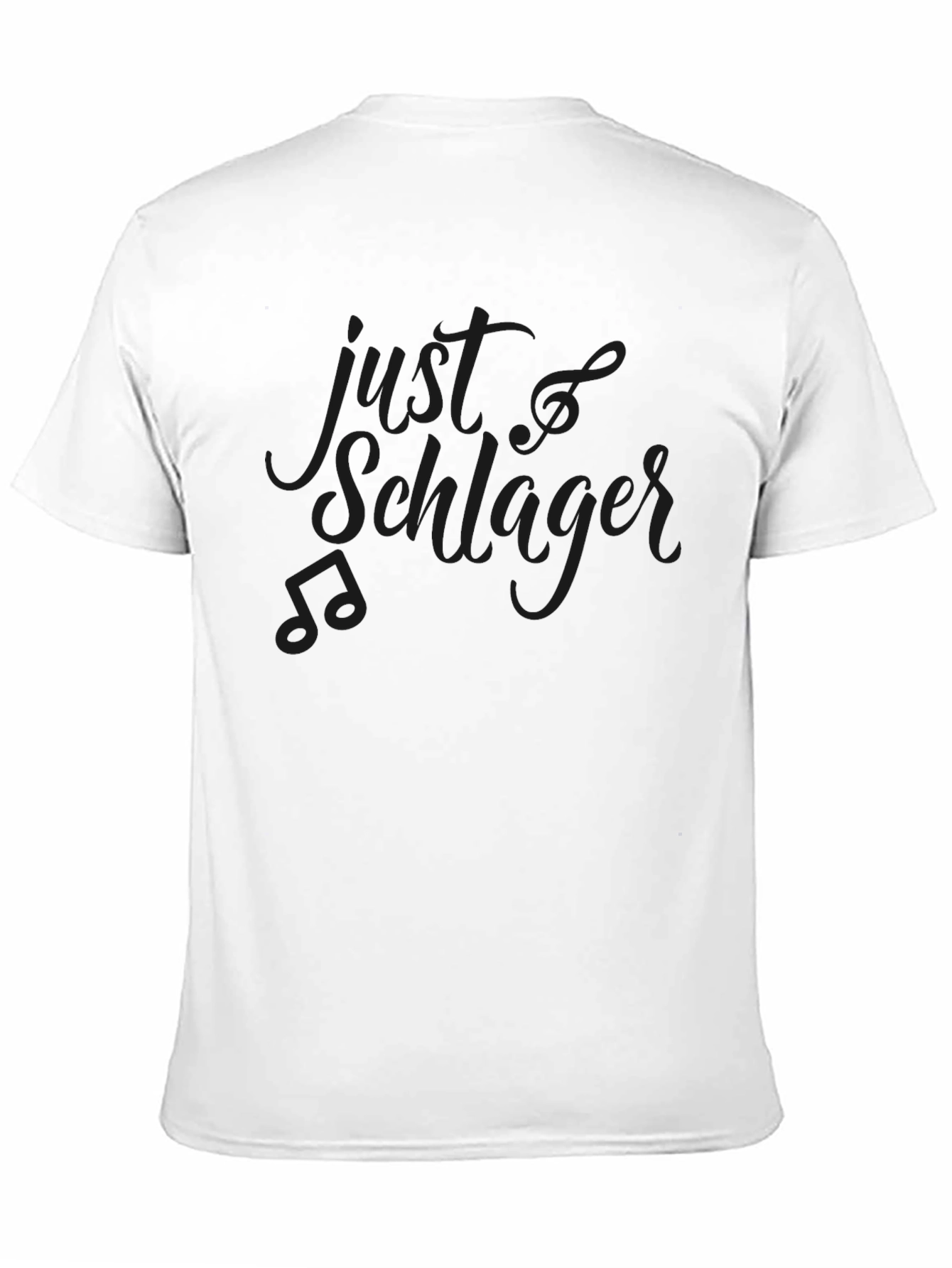 Just Schlager Black Graphic Tee