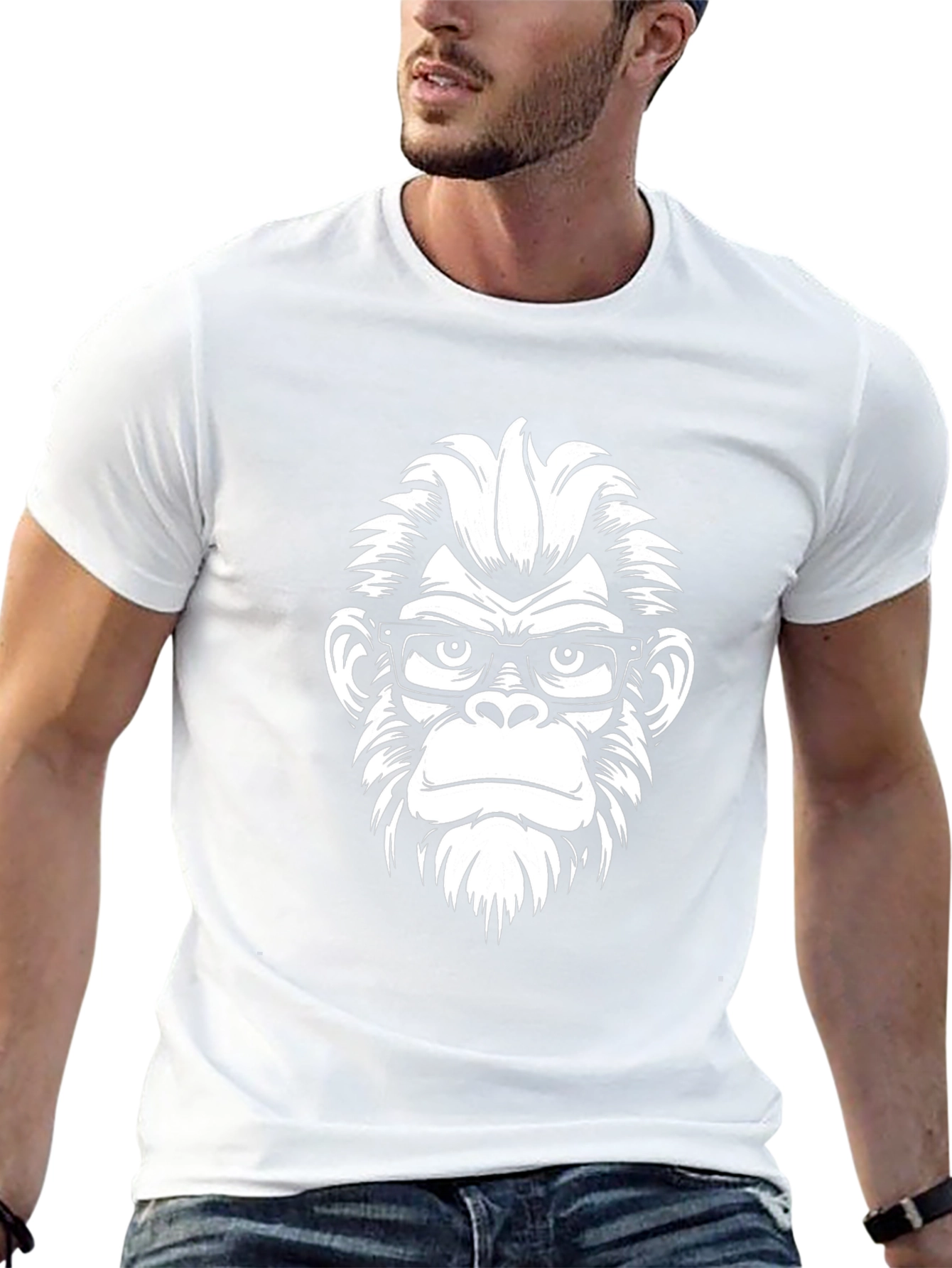 Cool Ape Graphic Tee - Black