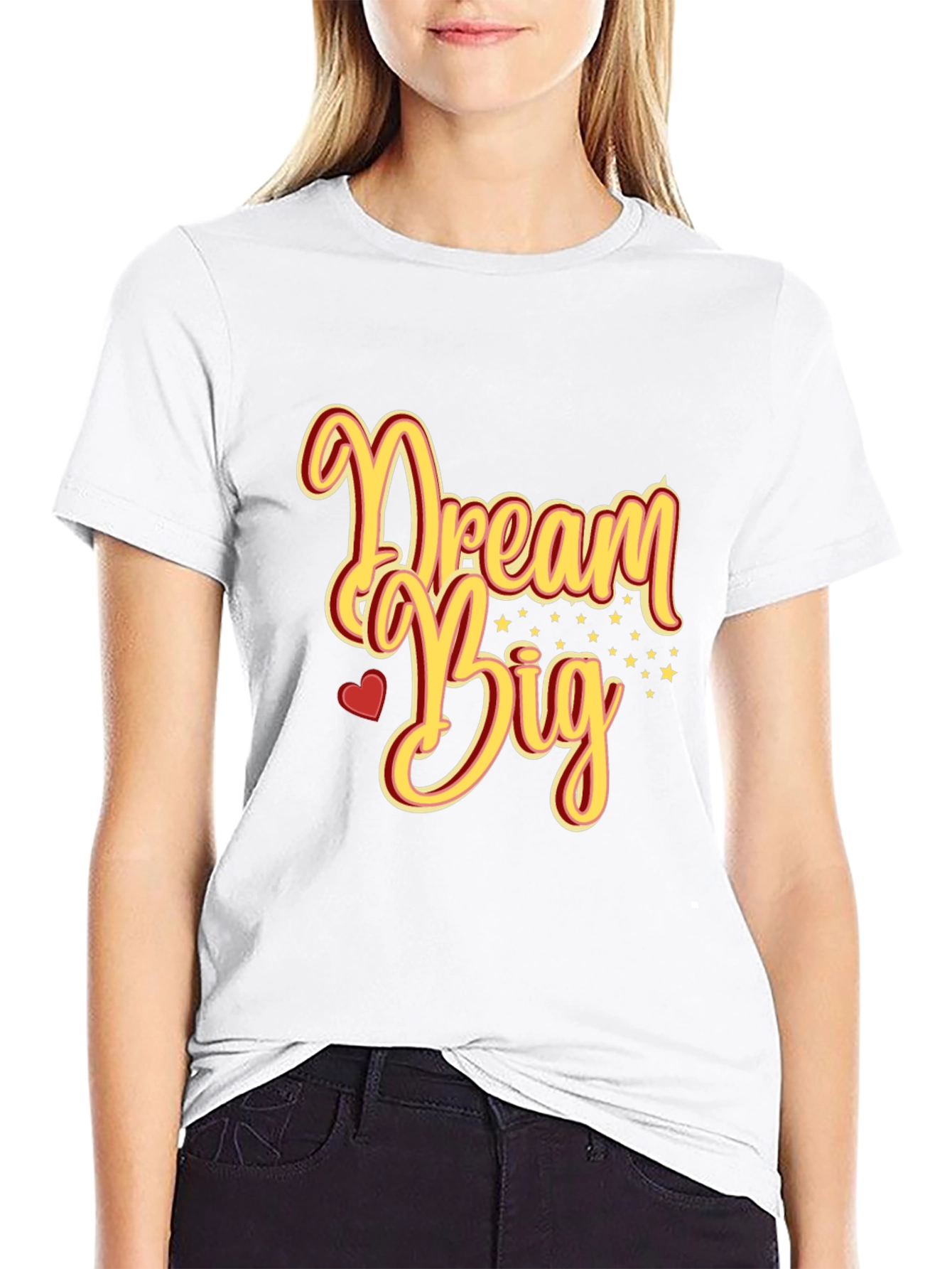 Dream Big Graphic Tee - Inspiring Black T-Shirt