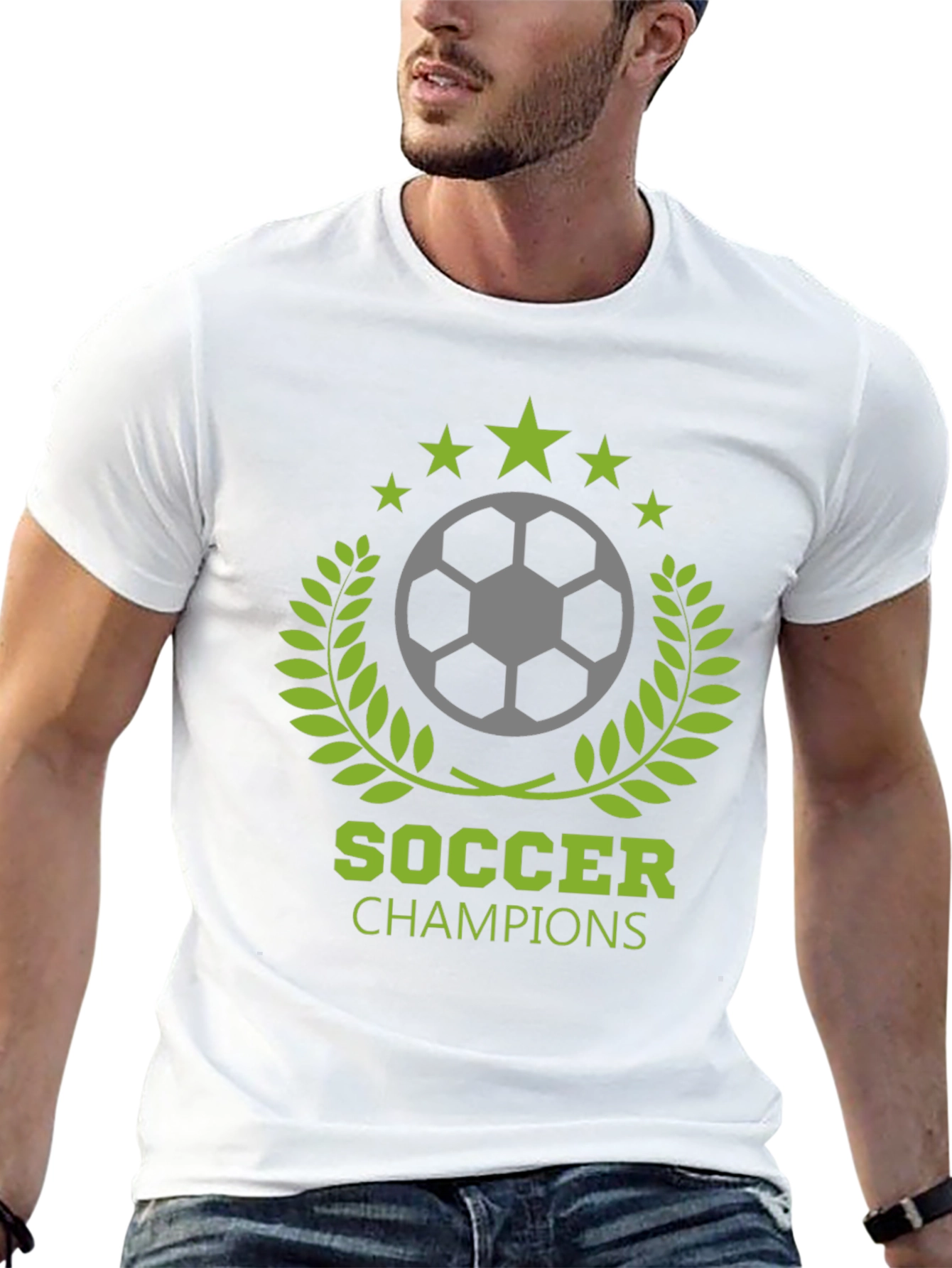 Soccer Champions Black T-Shirt