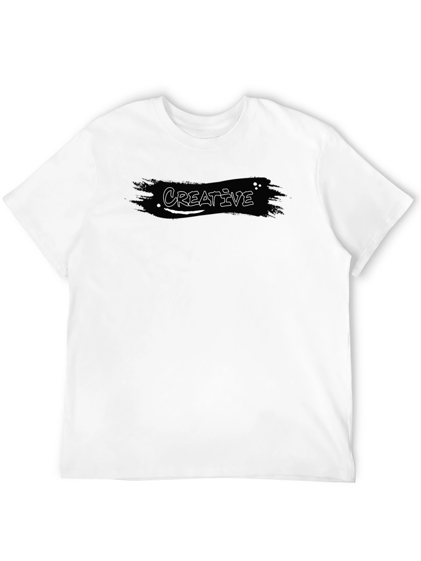Creative Graphic T-Shirt - Black Stylish Design