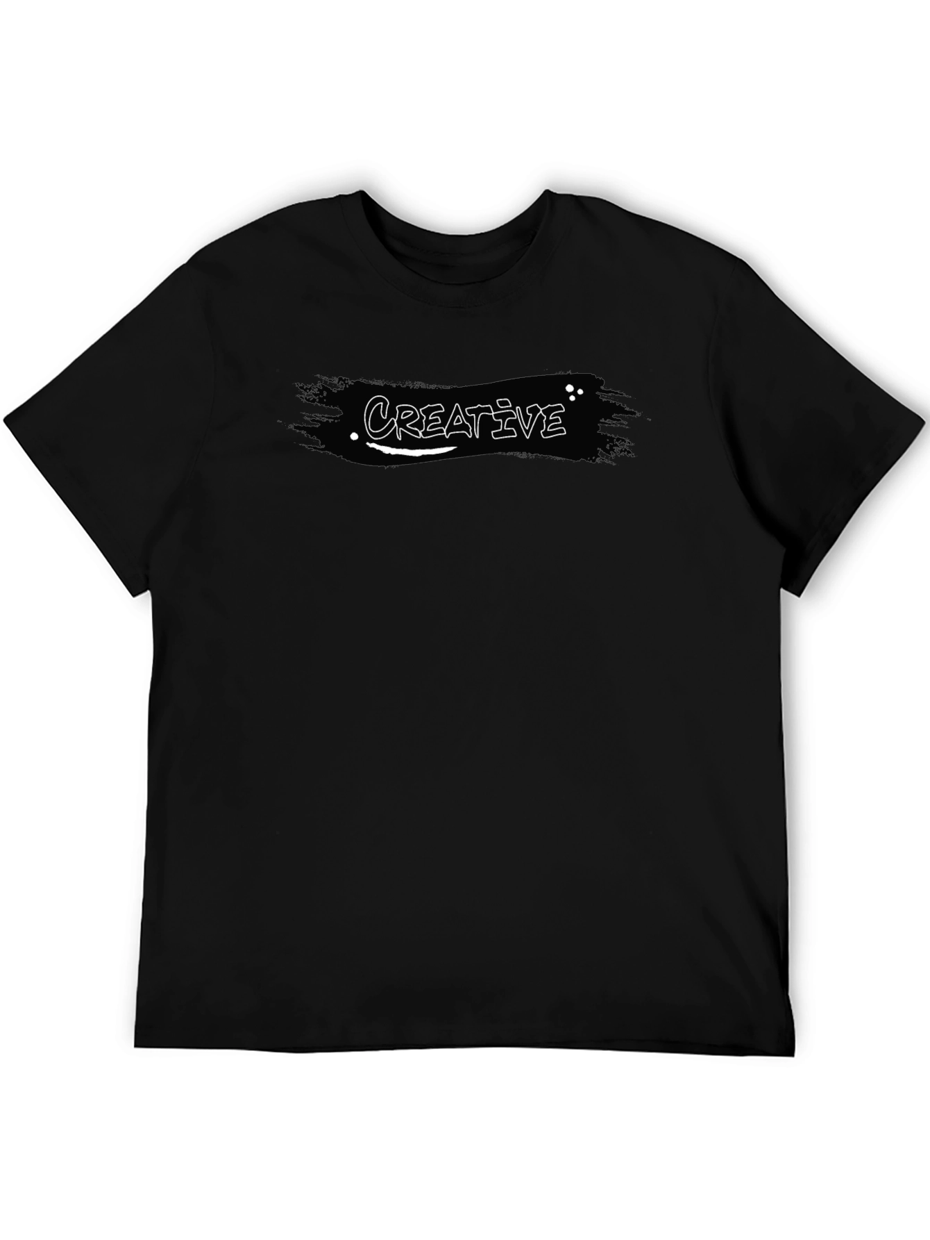 Creative Graphic T-Shirt - Black Stylish Design