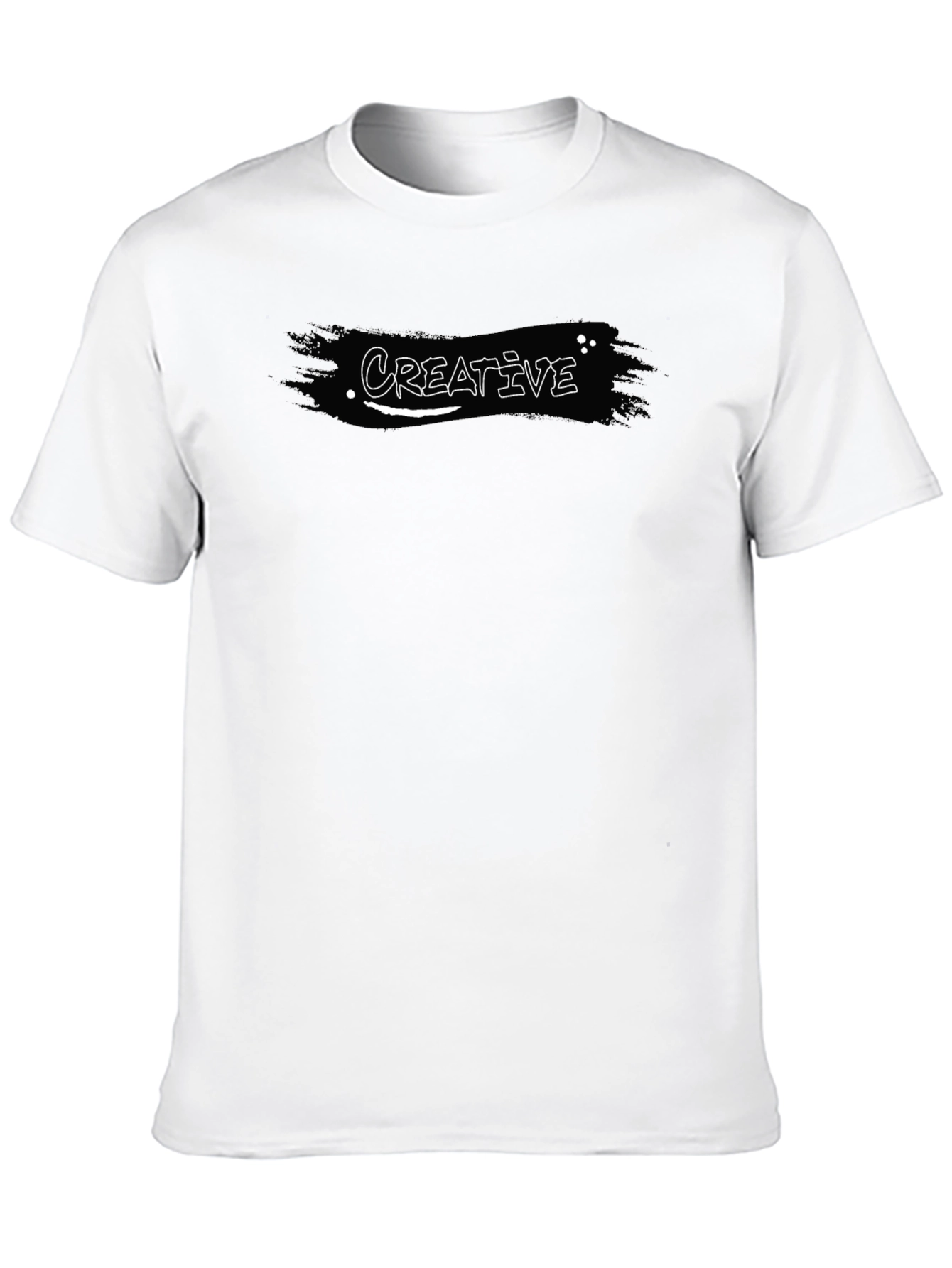 Creative Graphic T-Shirt - Black Stylish Design