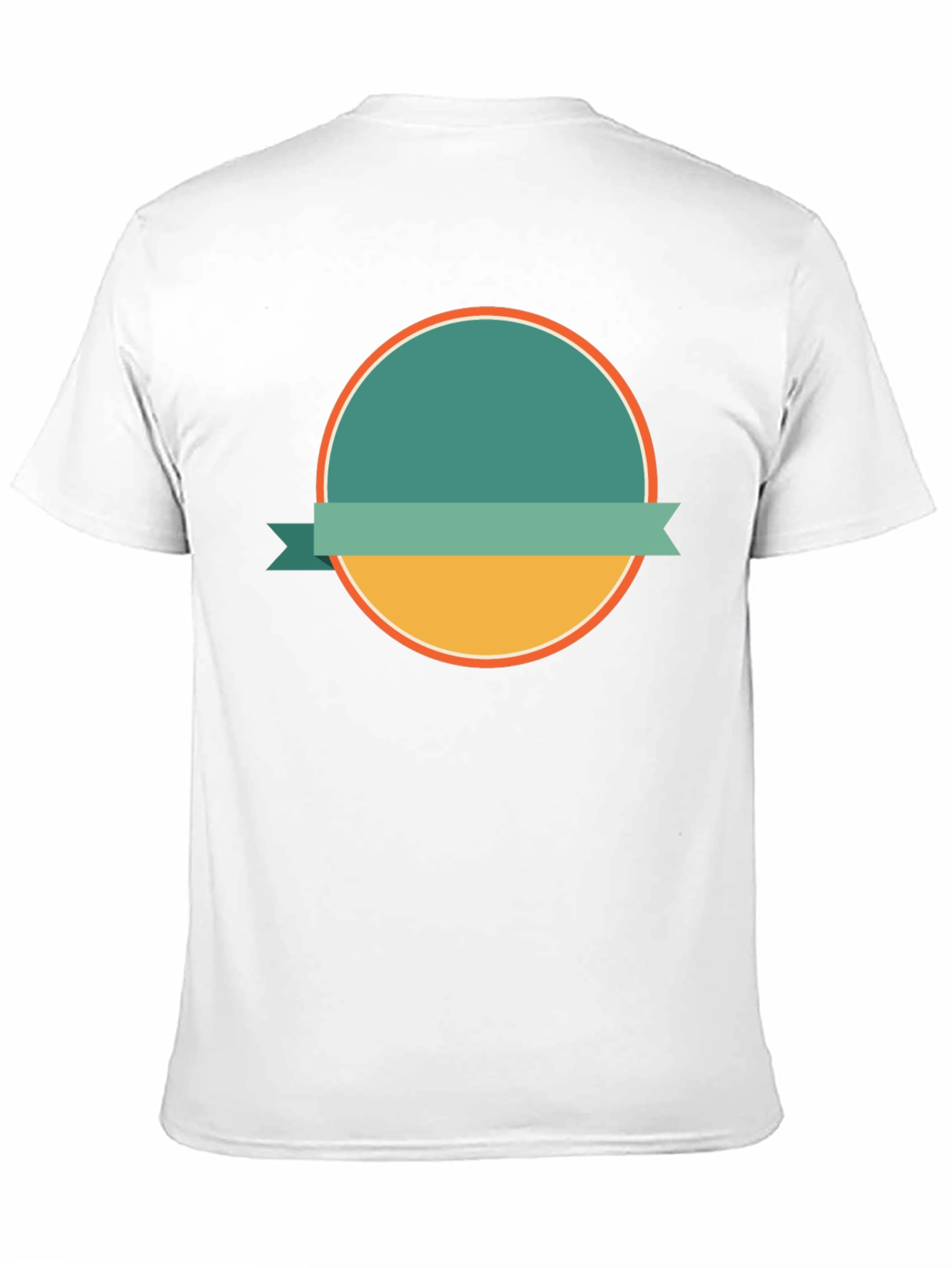 Modern Graphic Tee with Circle Design
