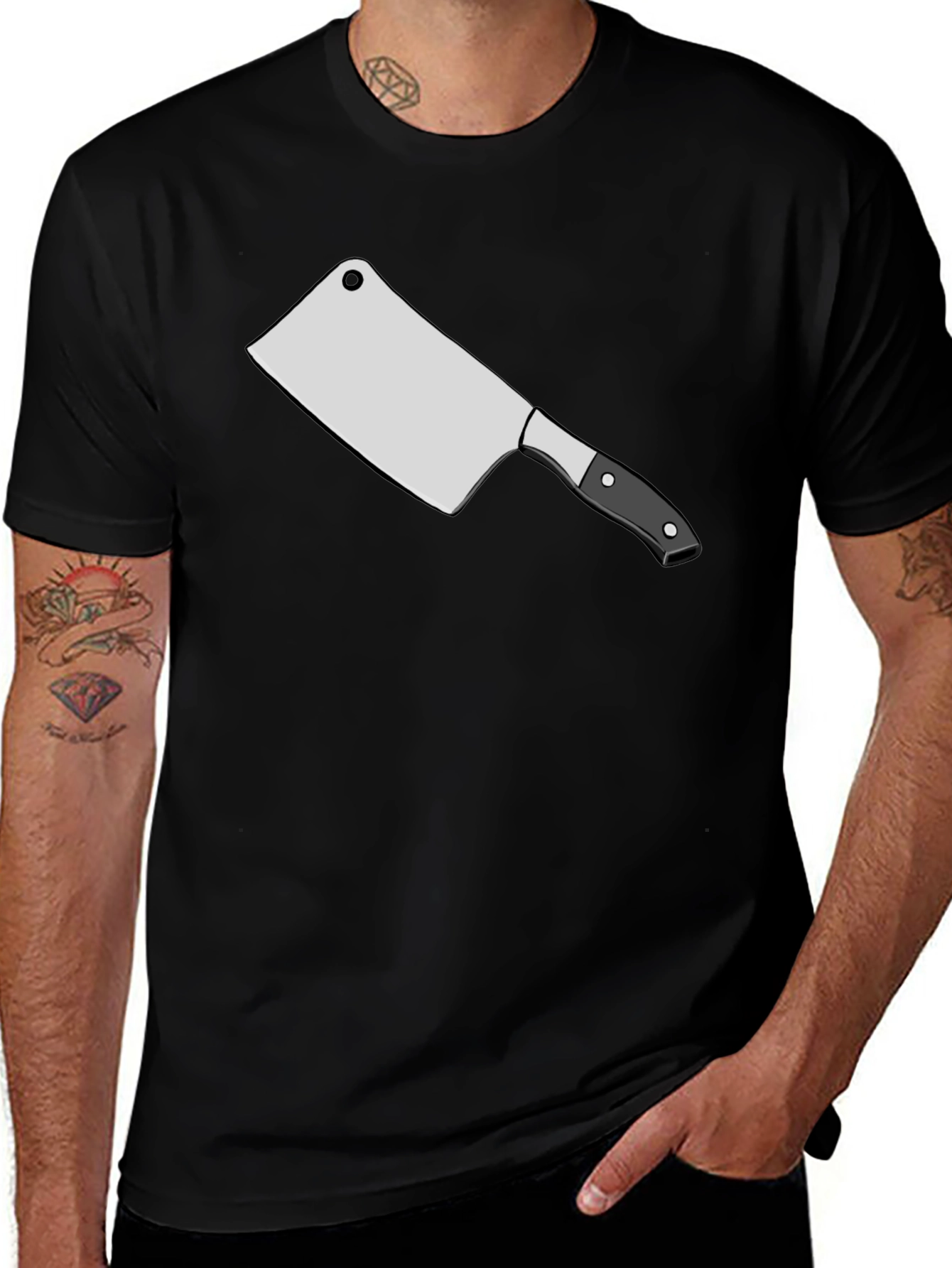 Cleaver Graphic T-Shirt - Bold Statement Tee