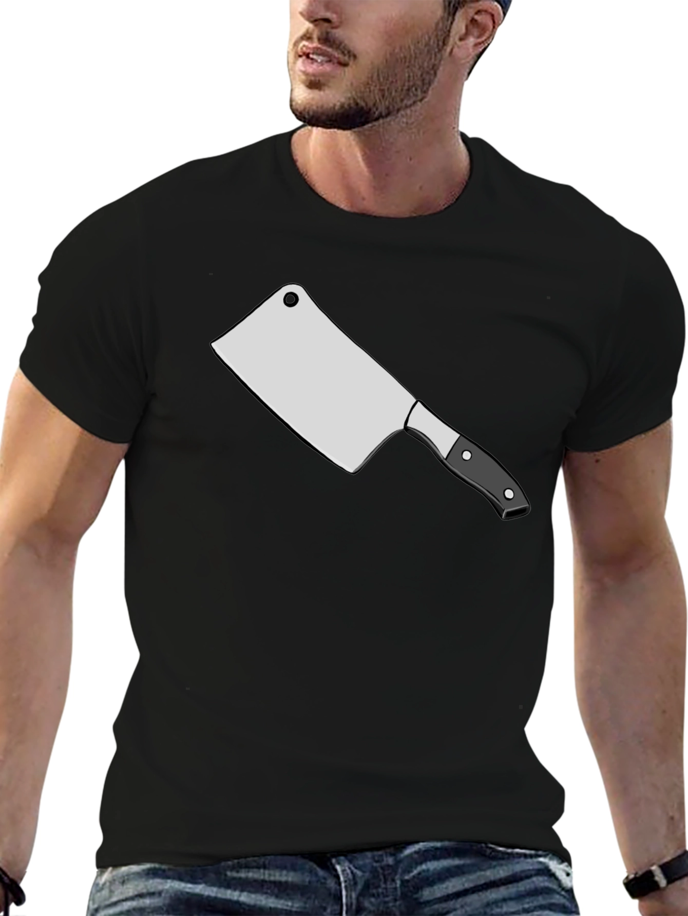 Cleaver Graphic T-Shirt - Bold Statement Tee