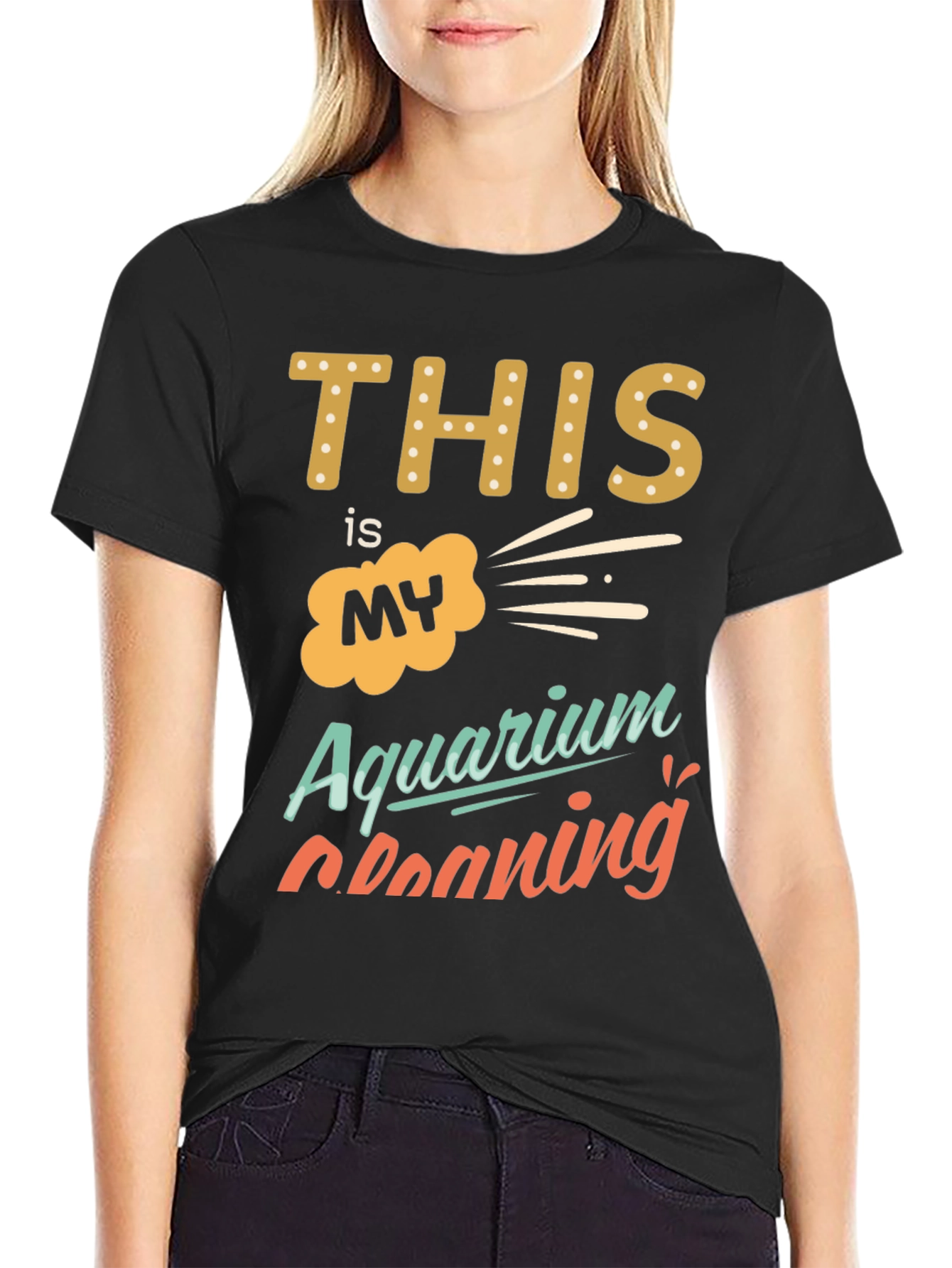Aquarium Cleaning T-Shirt - Funny Graphic Tee