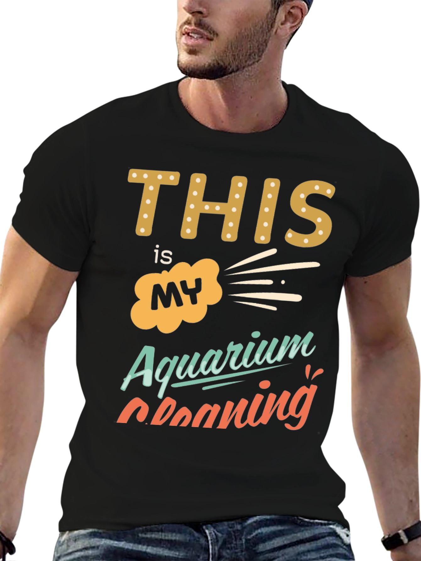 Aquarium Cleaning T-Shirt - Funny Graphic Tee