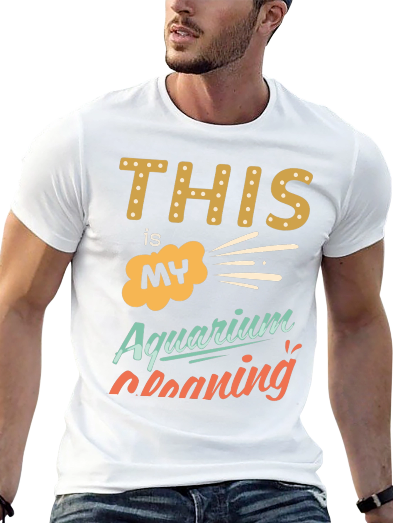 Aquarium Cleaning T-Shirt - Funny Graphic Tee