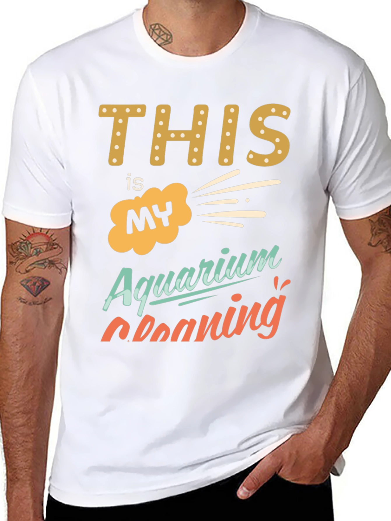 Aquarium Cleaning T-Shirt - Funny Graphic Tee