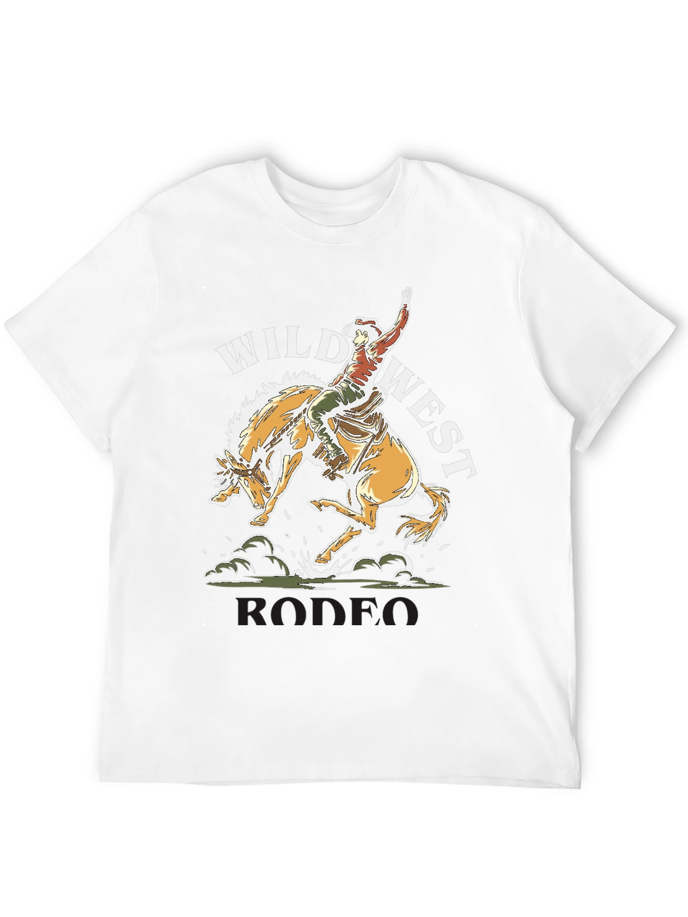 Wild West Rodeo T-Shirt Cowboy Graphic Tee
