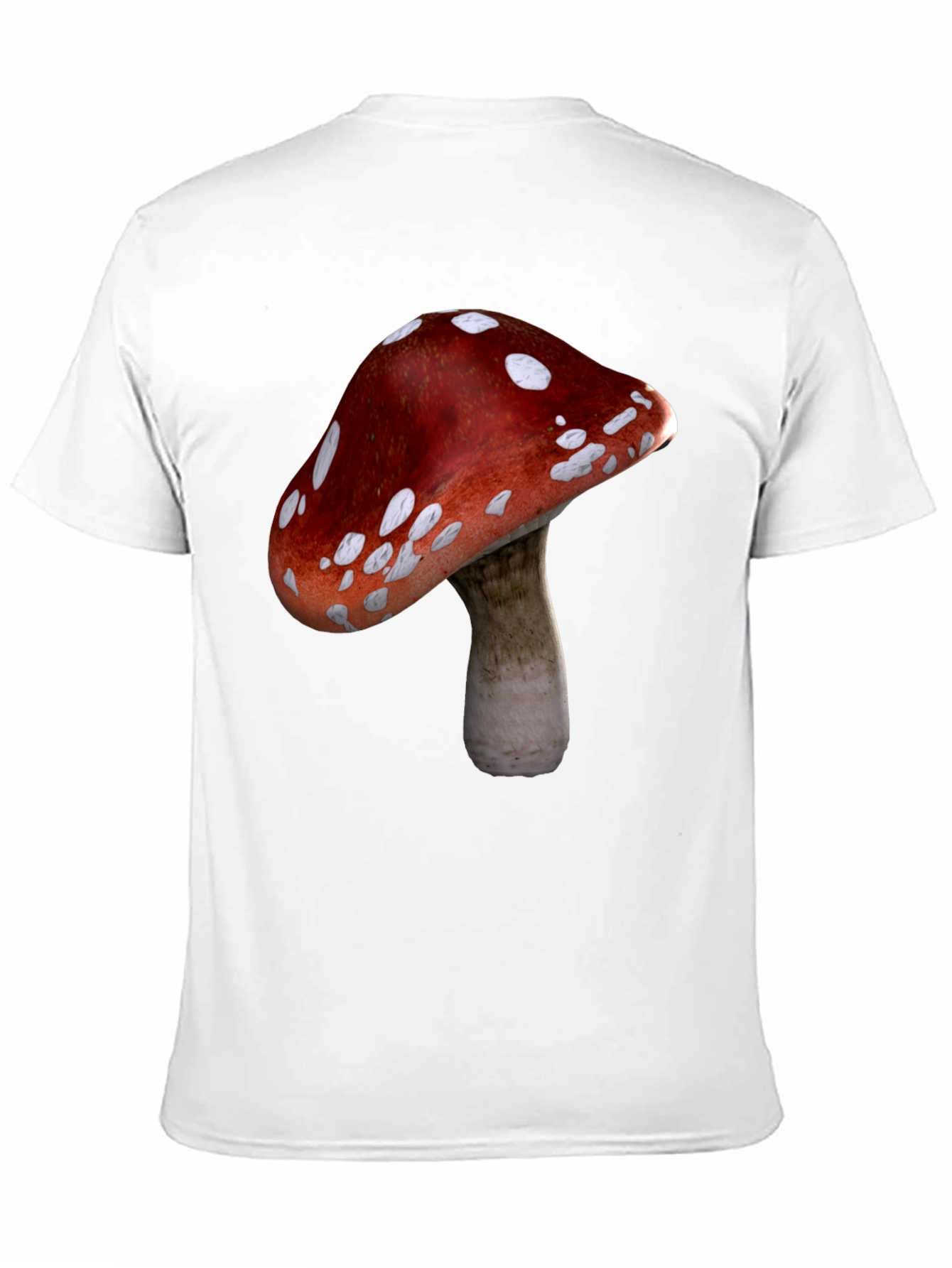 Mushroom Graphic Black T-Shirt