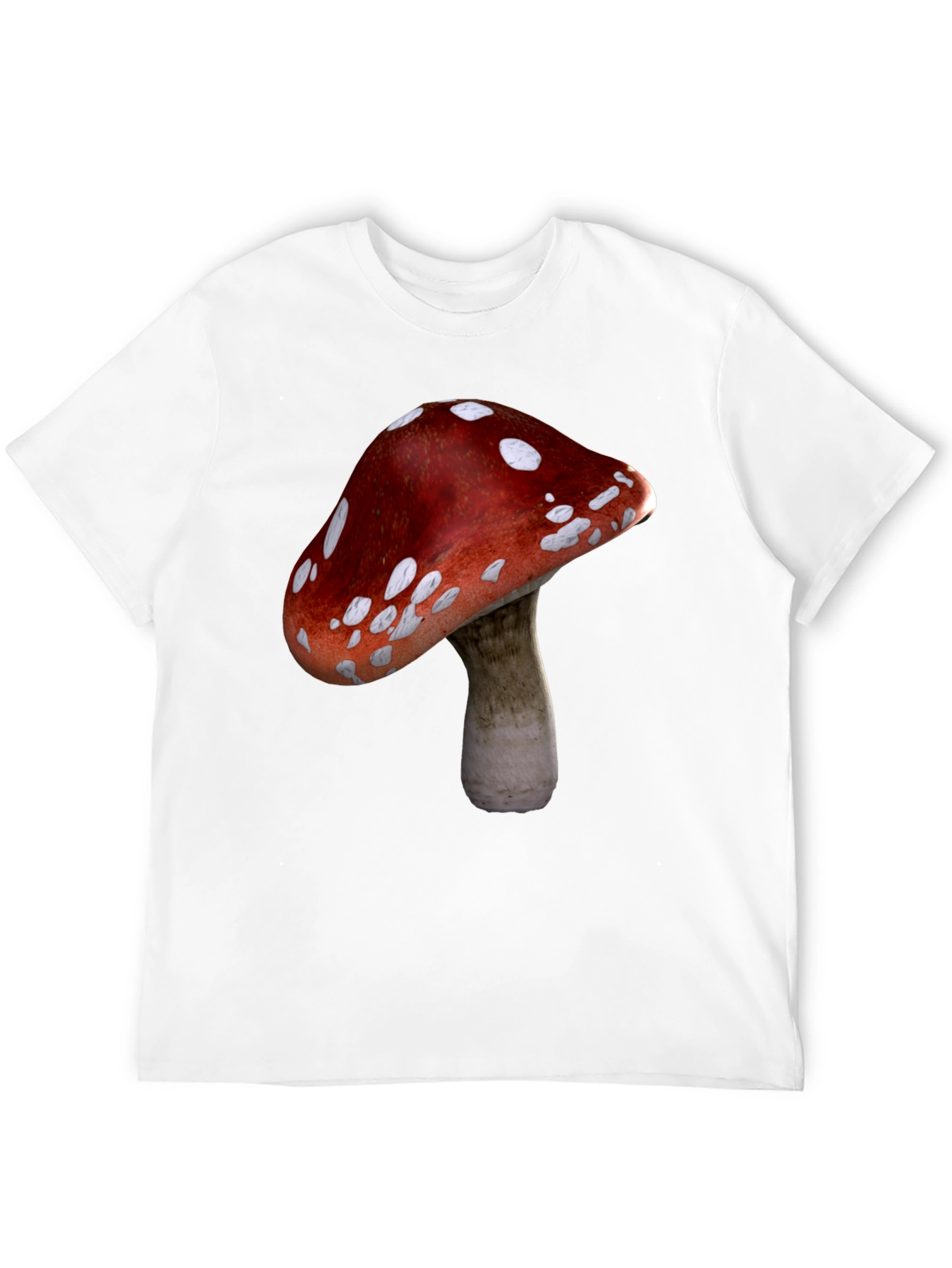Mushroom Graphic Black T-Shirt