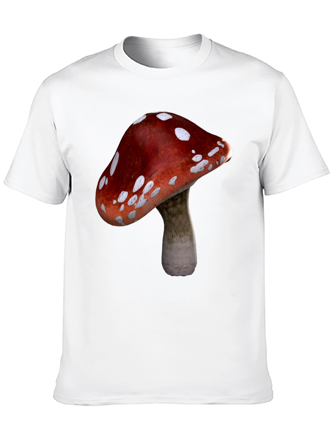 Mushroom Graphic Black T-Shirt