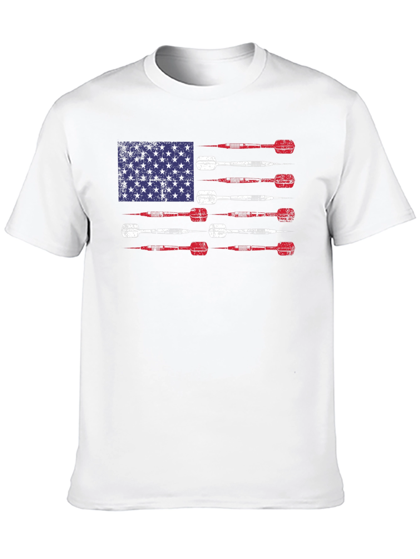 American Flag Darts T-Shirt - Patriotic Design