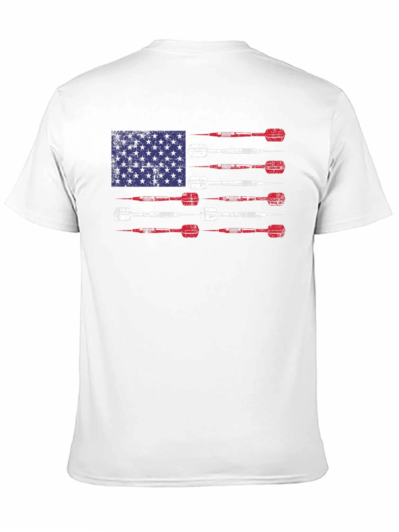American Flag Darts T-Shirt - Patriotic Design