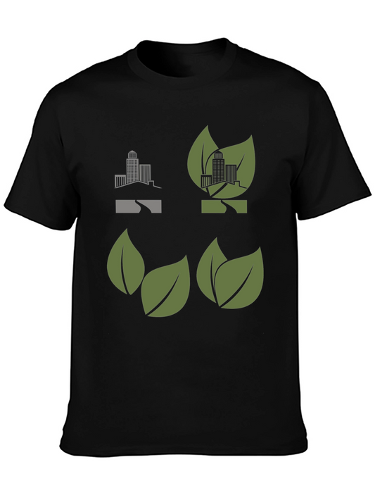 Eco City Black T-Shirt - Urban Green Fashion