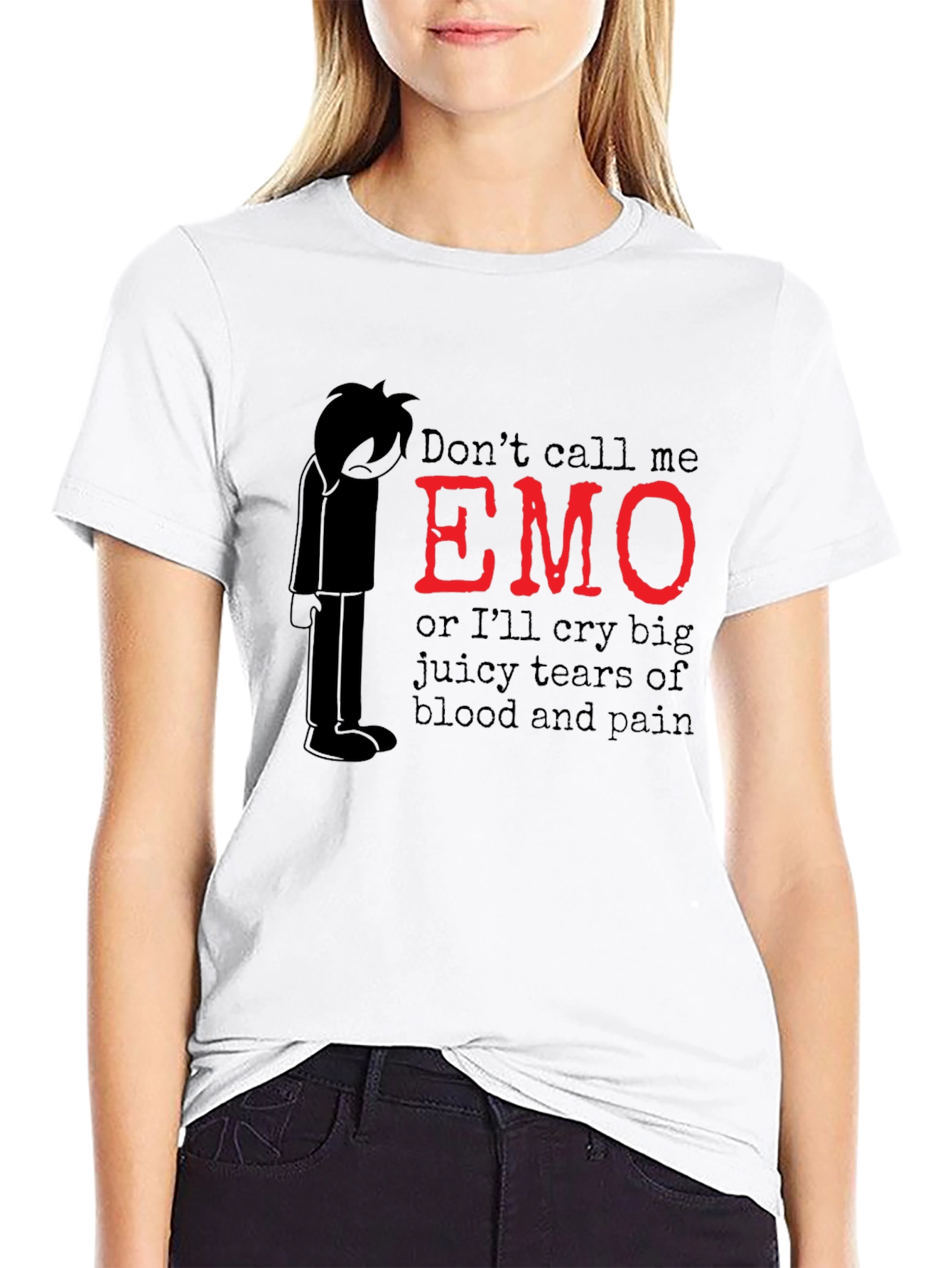 Emo Graphic T-Shirt - Dont Call Me Emo!