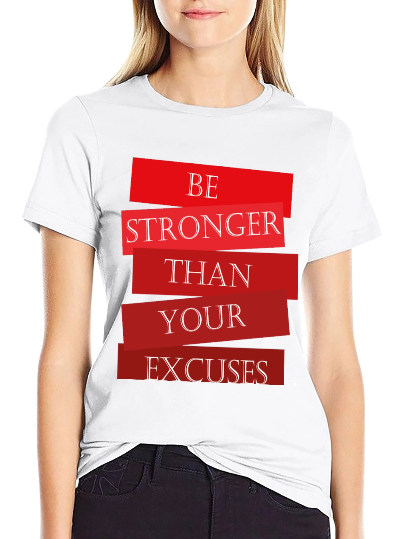 Motivational Be Stronger Graphic T-Shirt