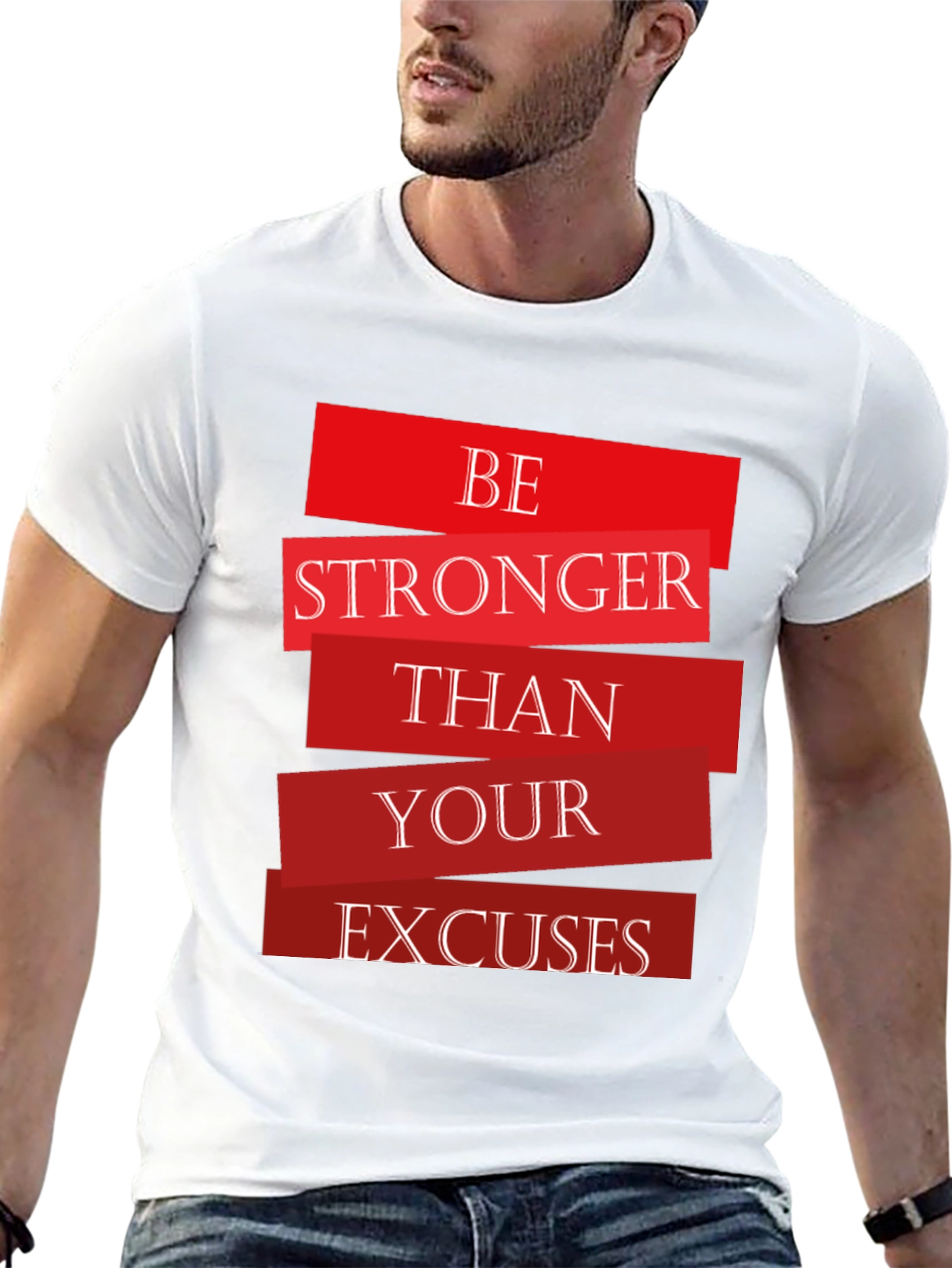 Motivational Be Stronger Graphic T-Shirt