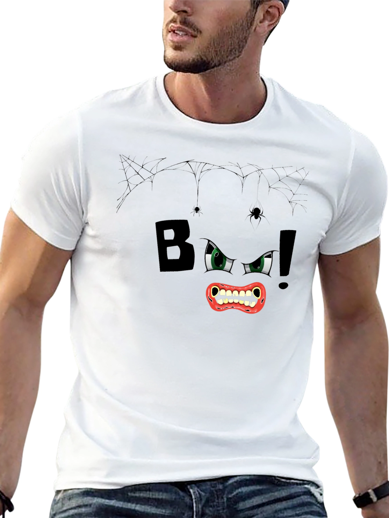 Boo! Graphic T-Shirt - Halloween Fun