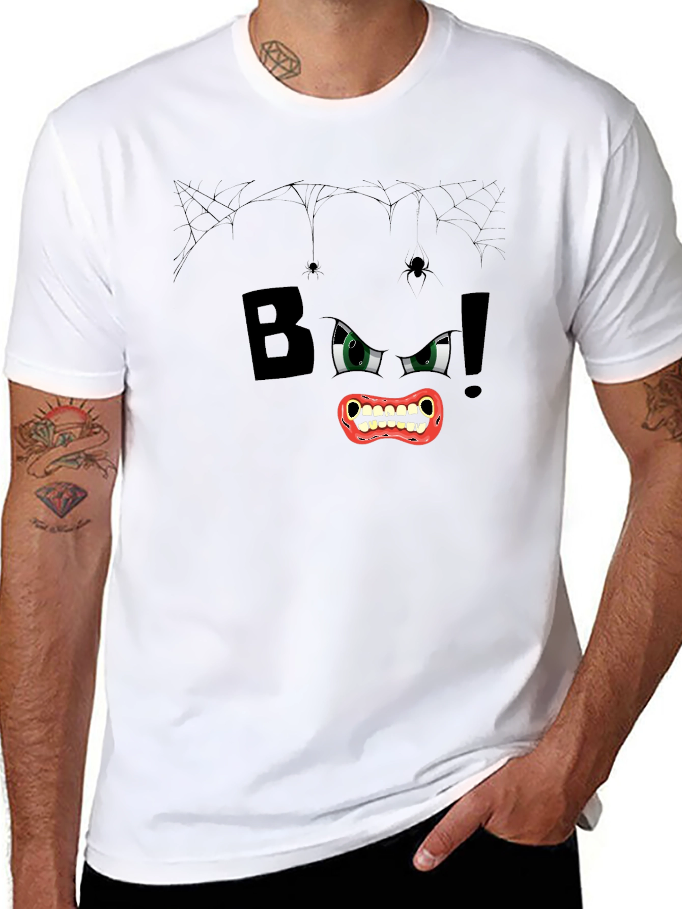Boo! Graphic T-Shirt - Halloween Fun