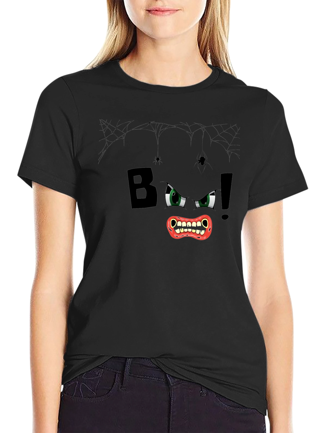 Boo! Graphic T-Shirt - Halloween Fun