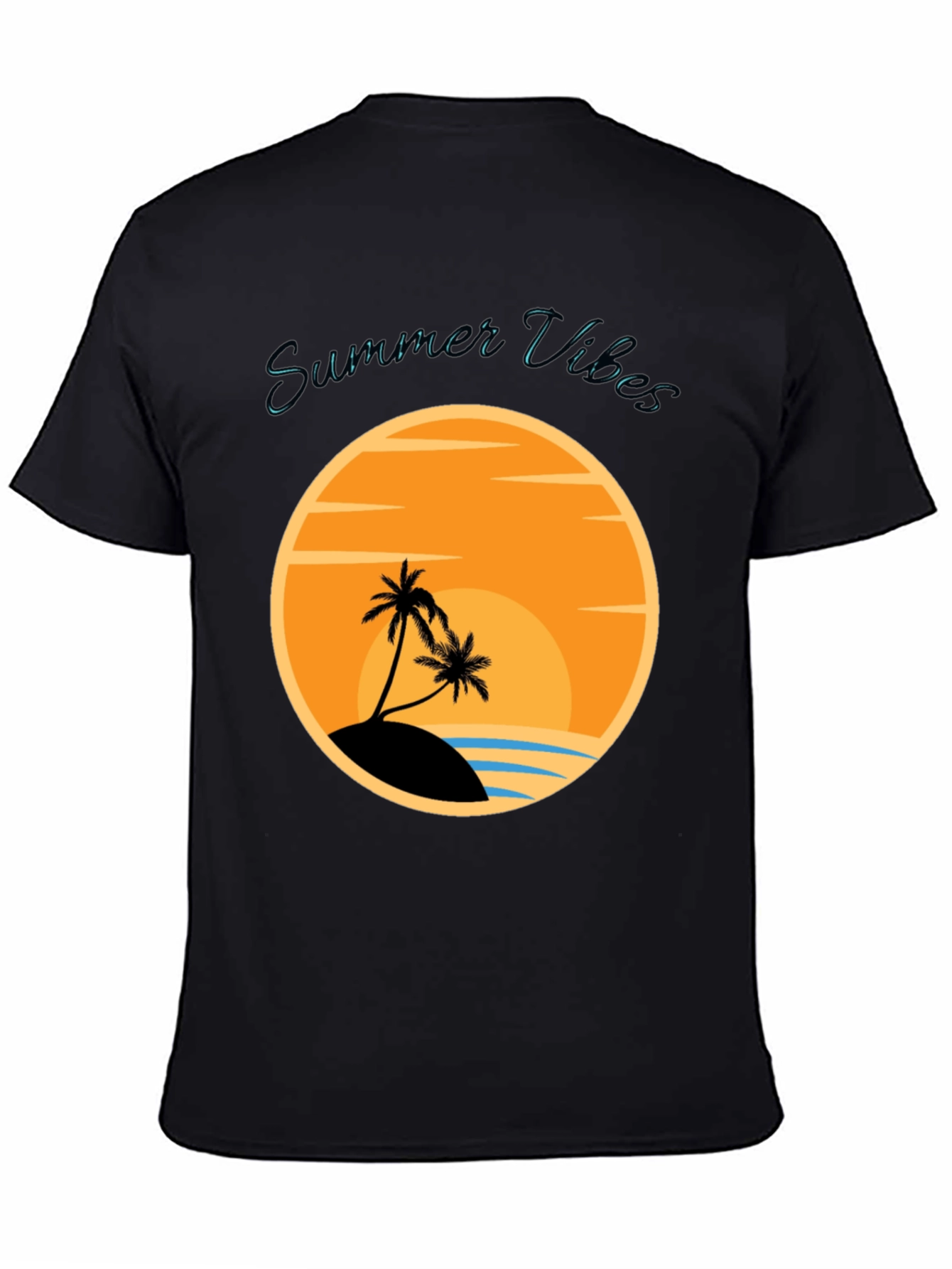 Summer Vibes Graphic Tee - Island Getaway T-Shirt
