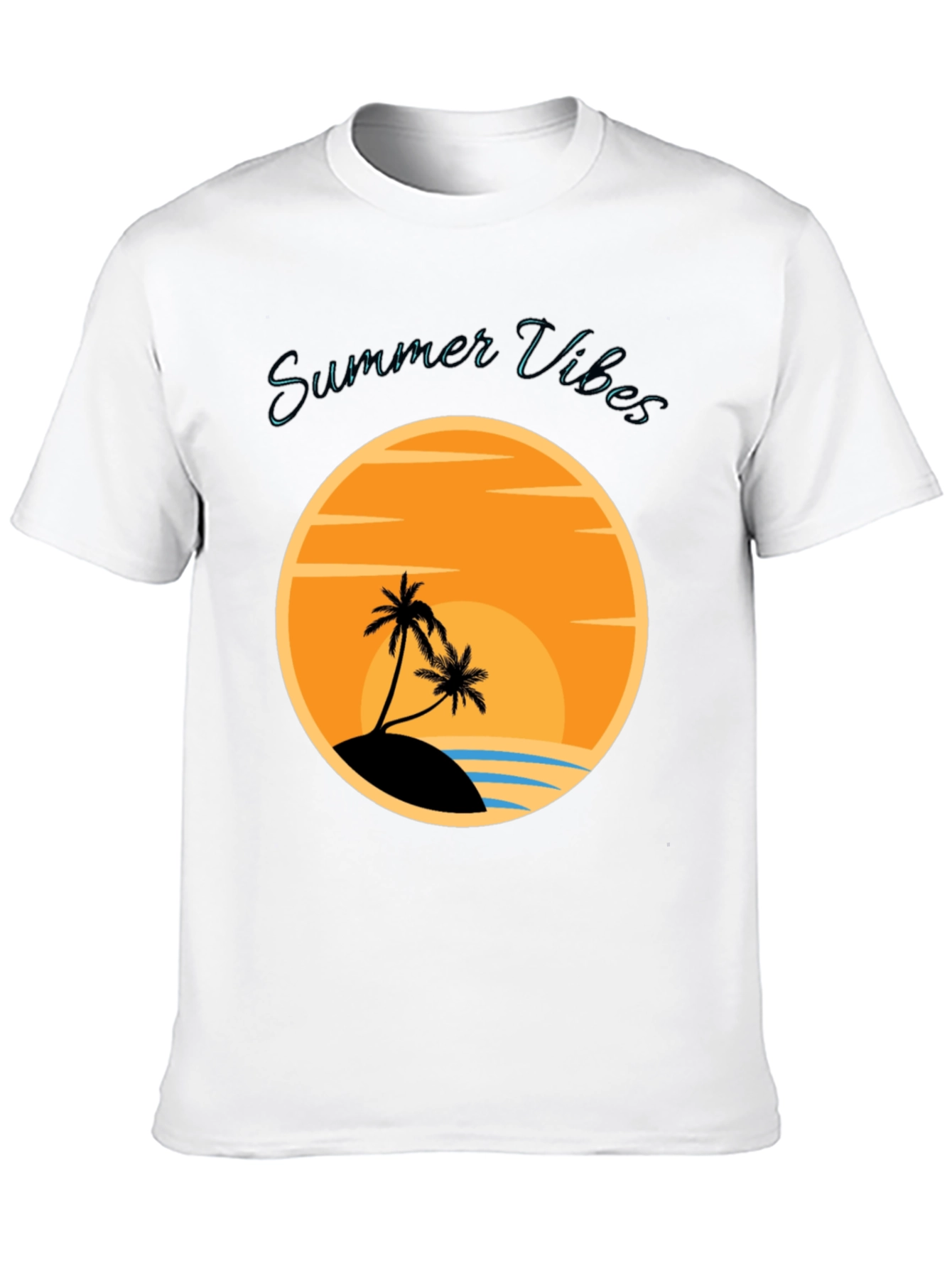 Summer Vibes Graphic Tee - Island Getaway T-Shirt