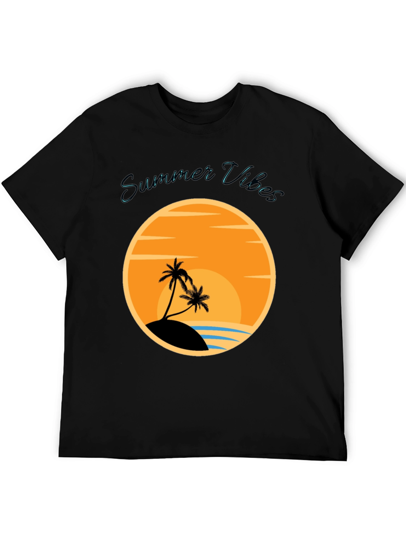 Summer Vibes Graphic Tee - Island Getaway T-Shirt