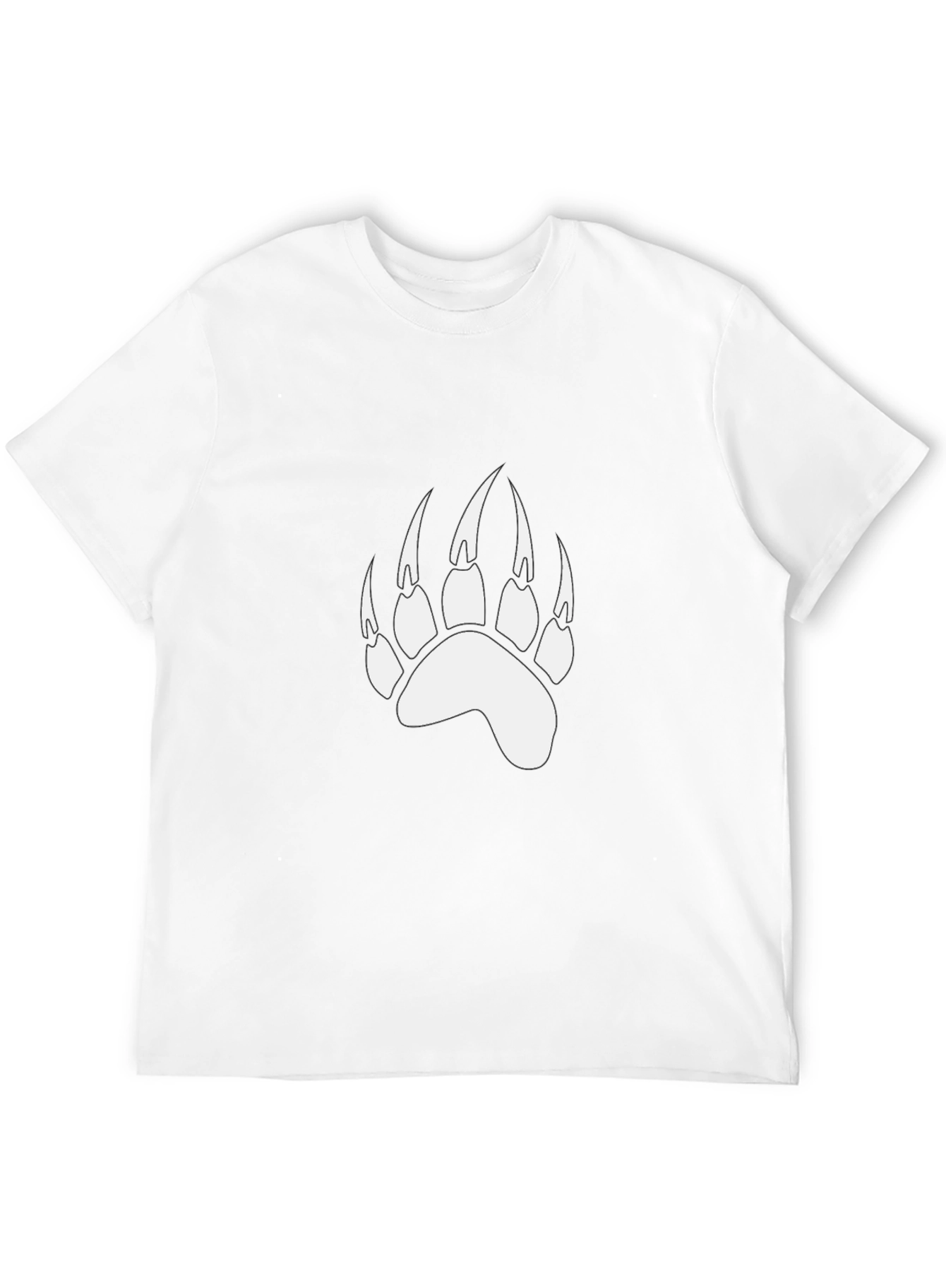 Bear Claw Graphic Black T-Shirt