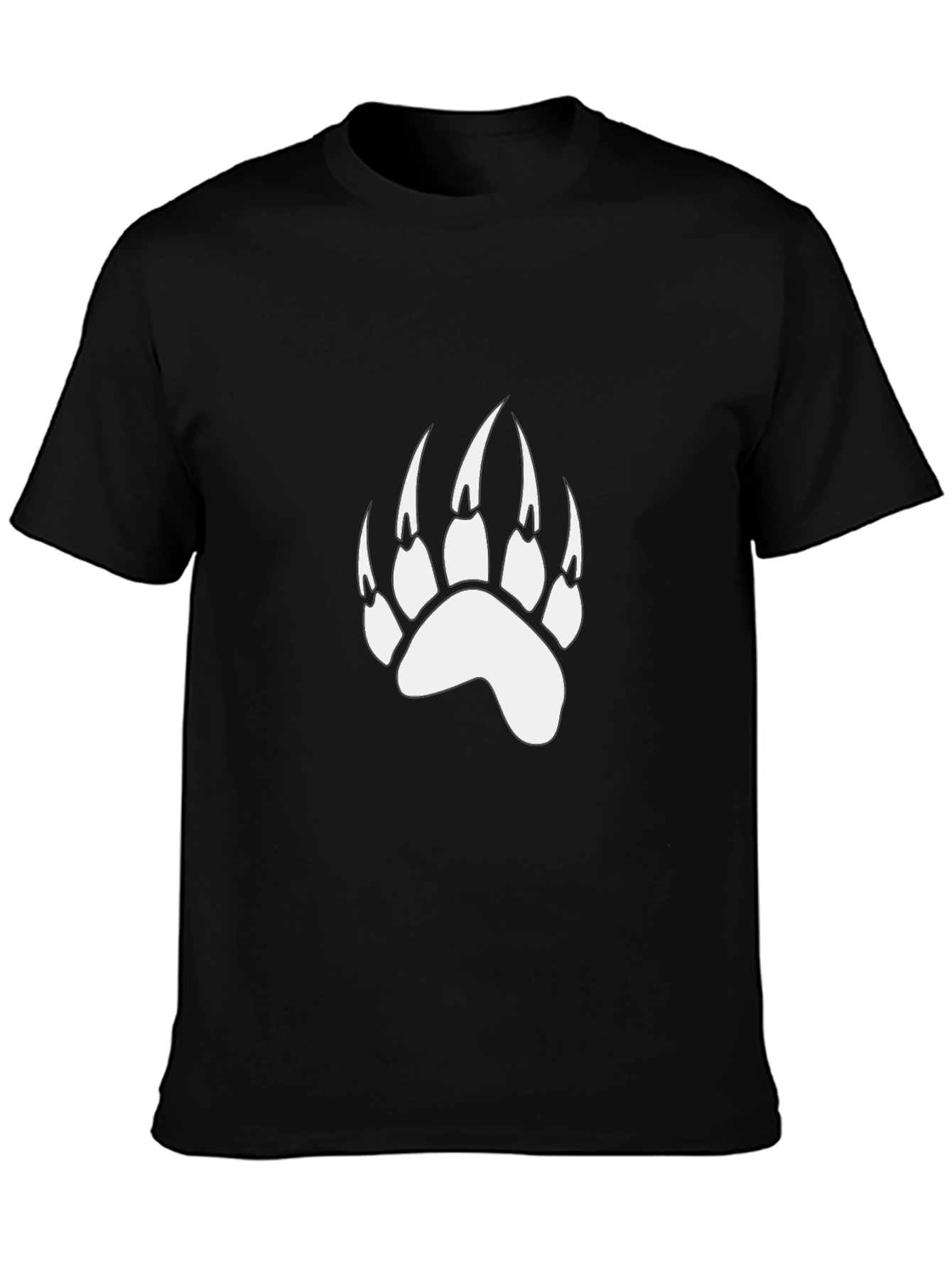 Bear Claw Graphic Black T-Shirt
