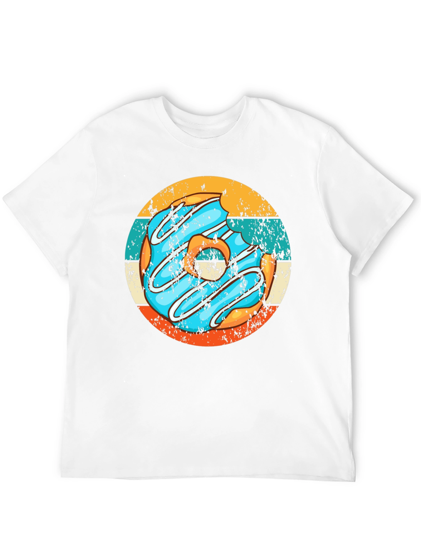 Retro Donut T-Shirt - Bite Me Design
