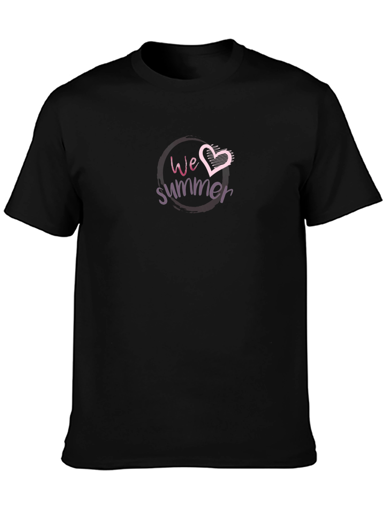 We Love Summer T-Shirt - Black