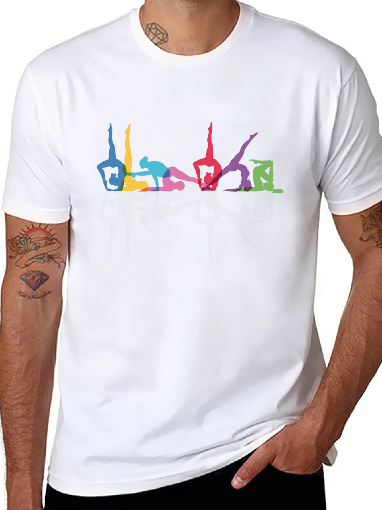 Colorful Acrobatic T-Shirt