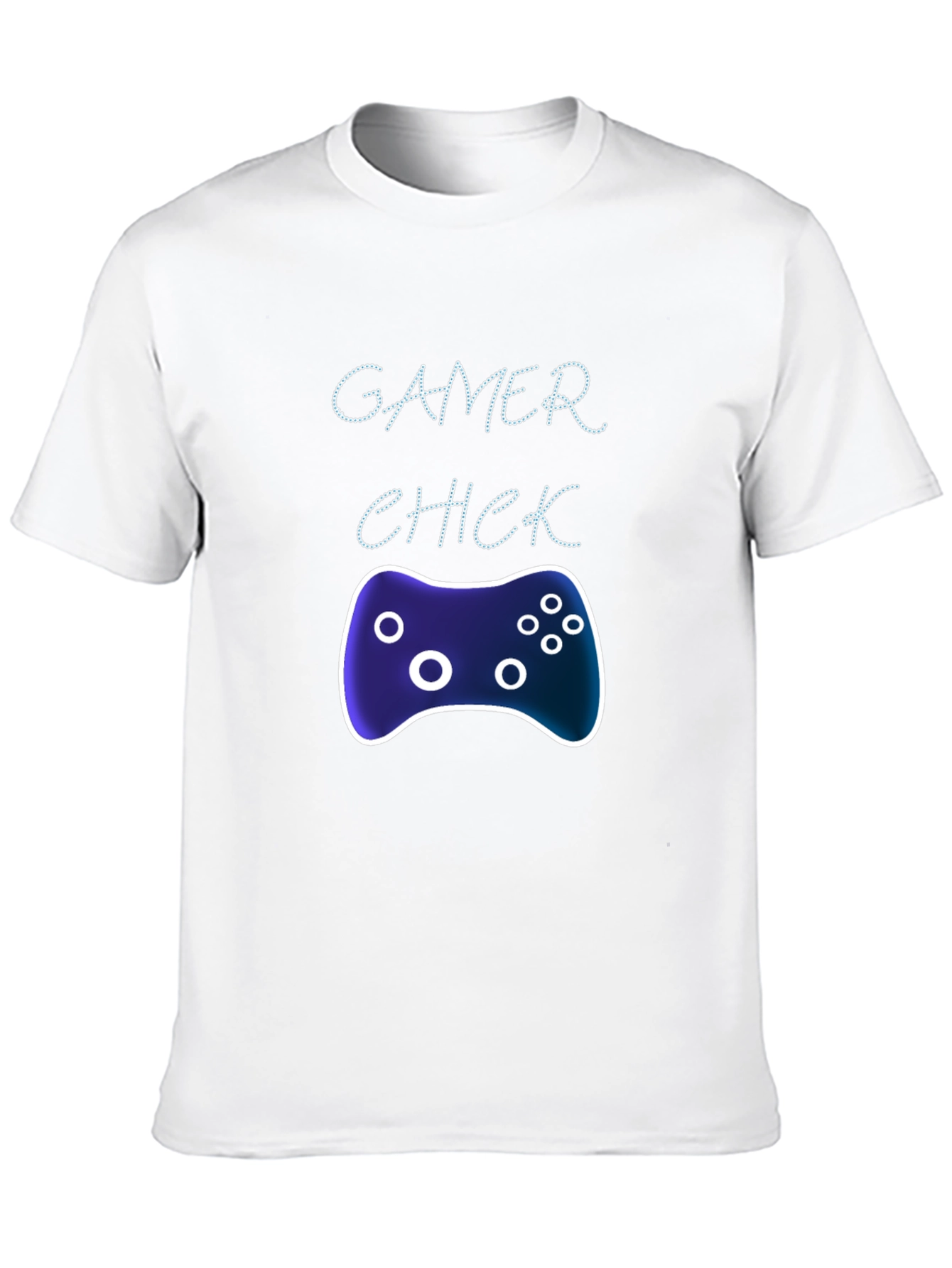 Gamer Chick Graphic Tee - Black Casual T-Shirt