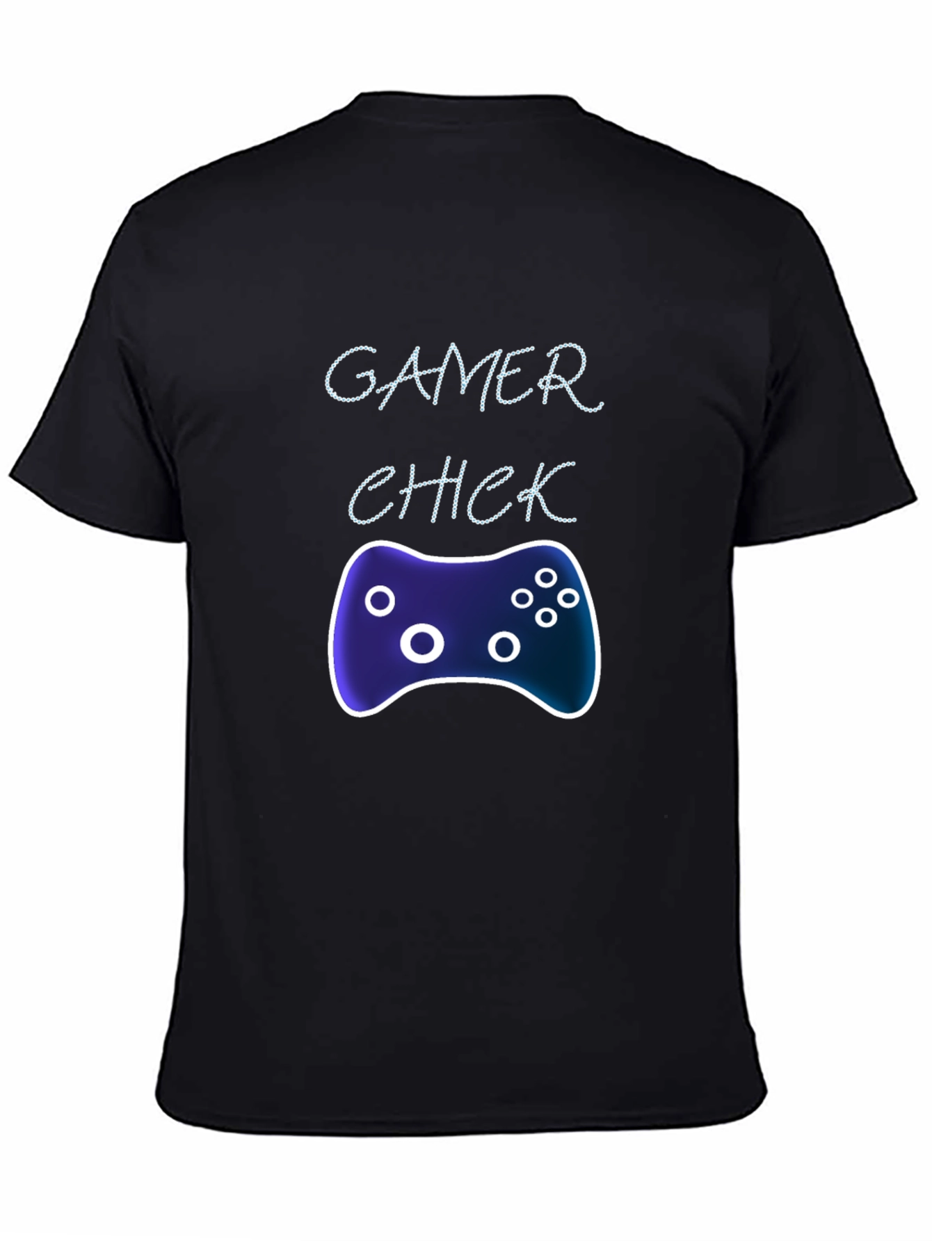 Gamer Chick Graphic Tee - Black Casual T-Shirt