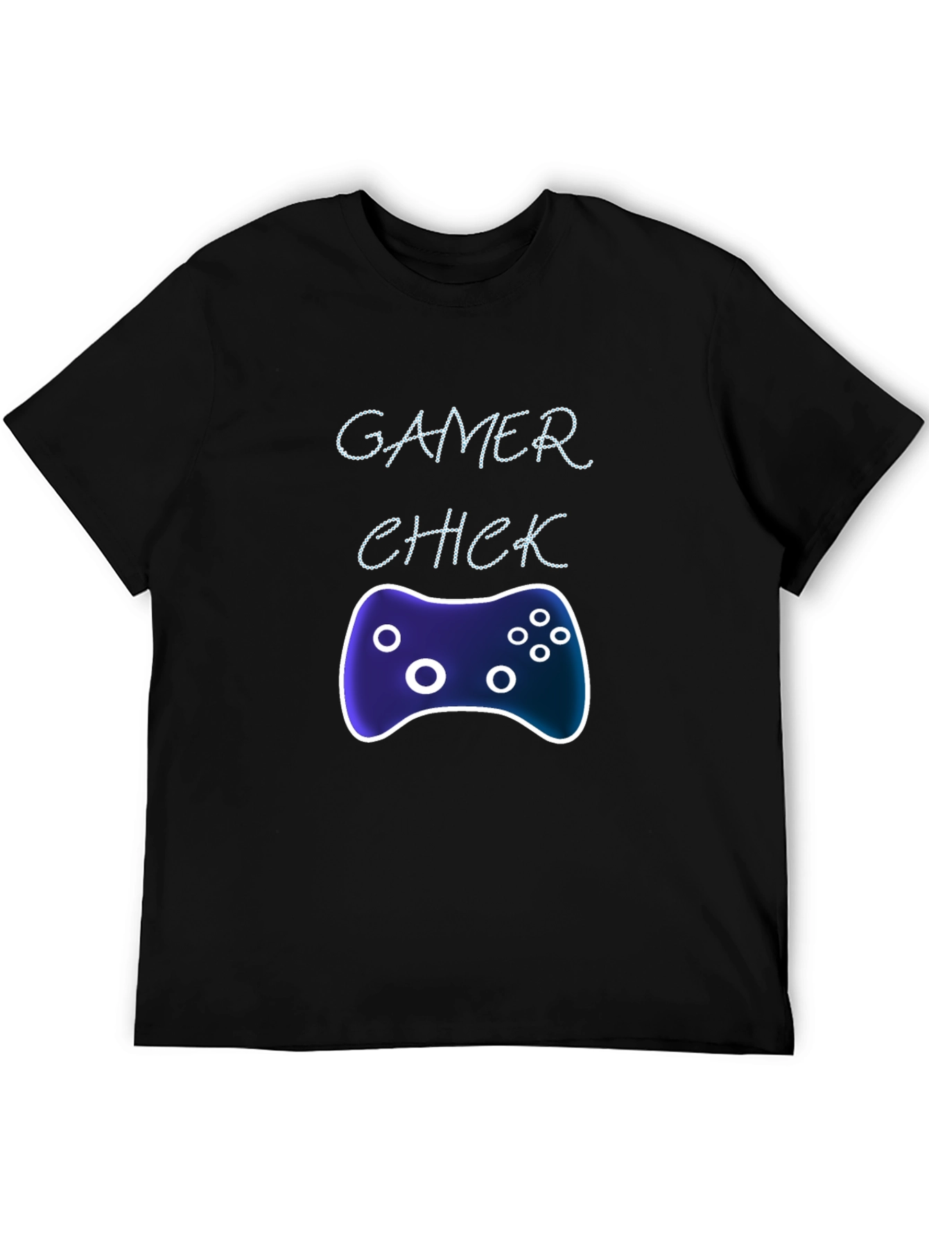 Gamer Chick Graphic Tee - Black Casual T-Shirt