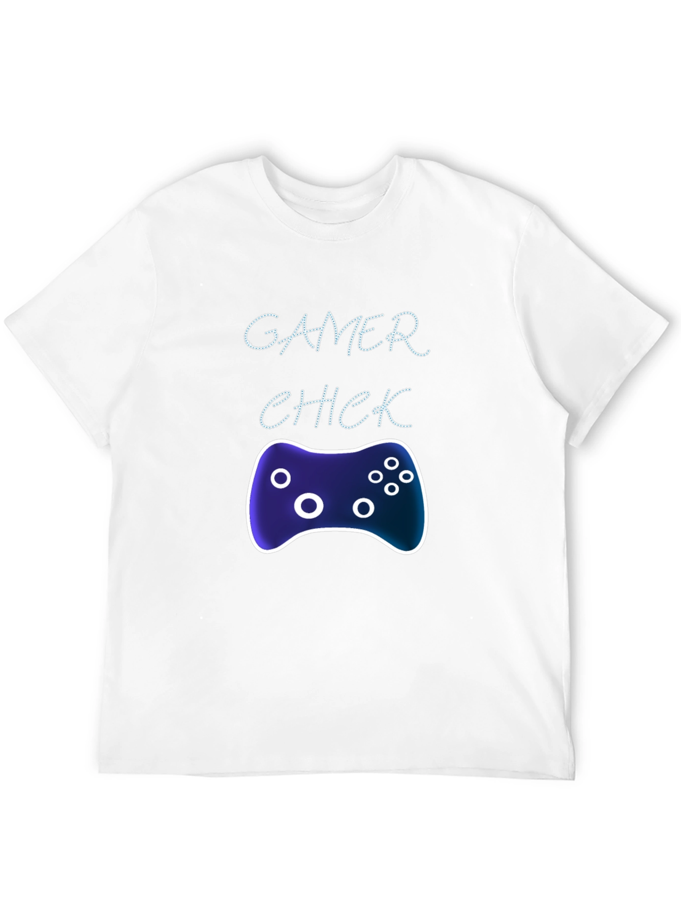 Gamer Chick Graphic Tee - Black Casual T-Shirt