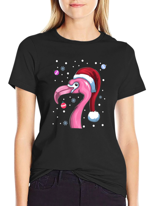 Christmas Flamingo T-Shirt