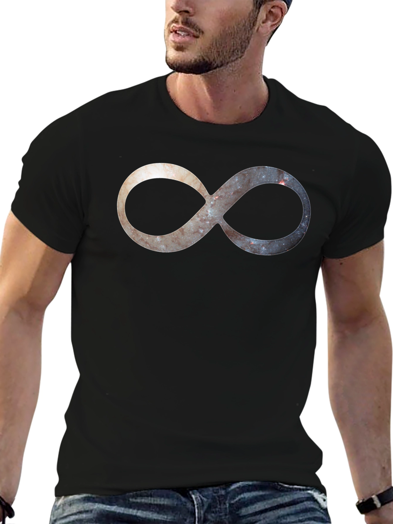 Infinity Galaxy Graphic Tee - Cosmic Style