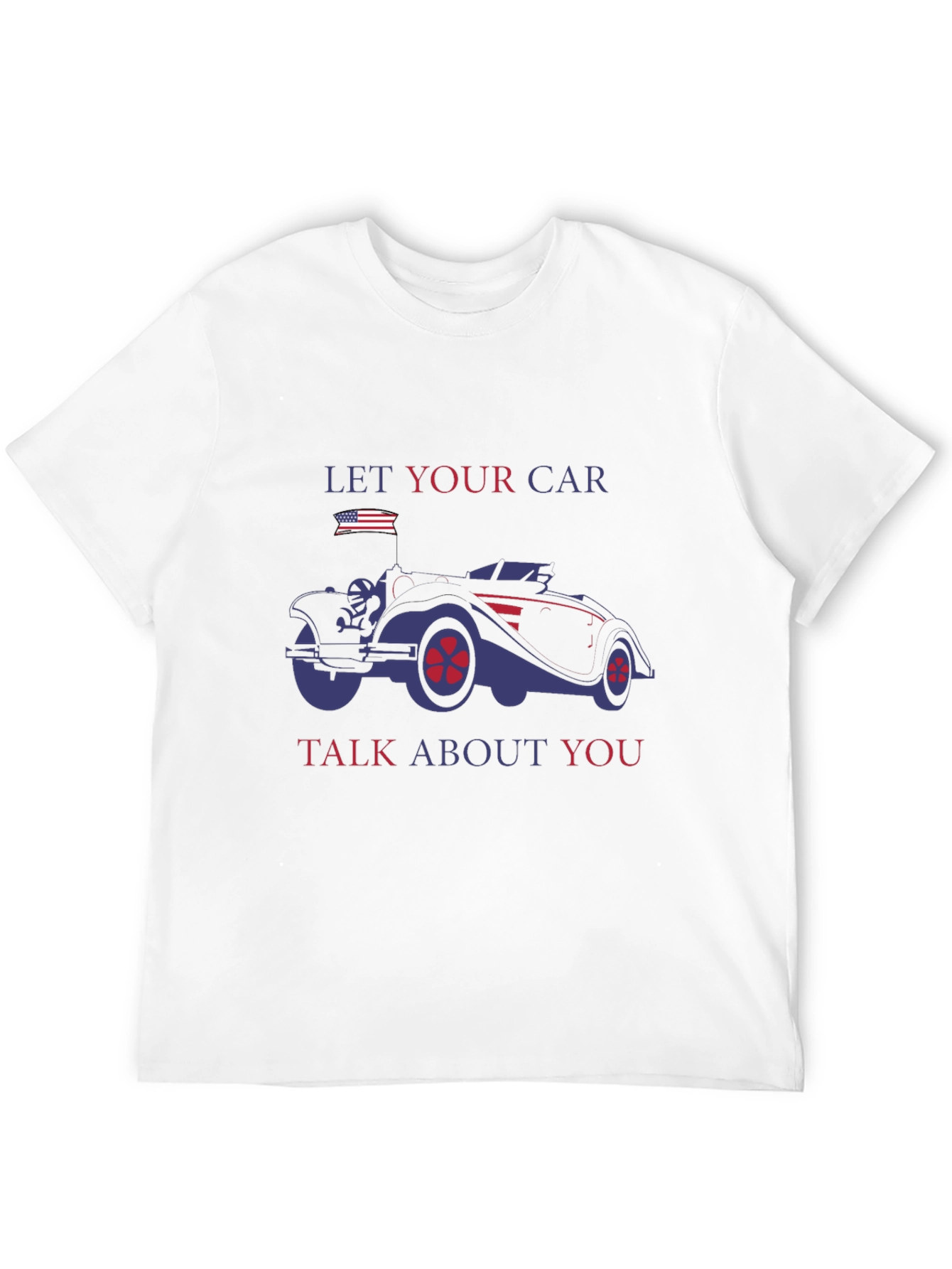Let Your Car Talk About You Black T-Shirt