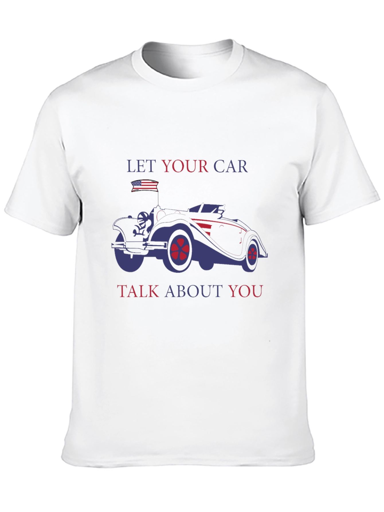 Let Your Car Talk About You Black T-Shirt