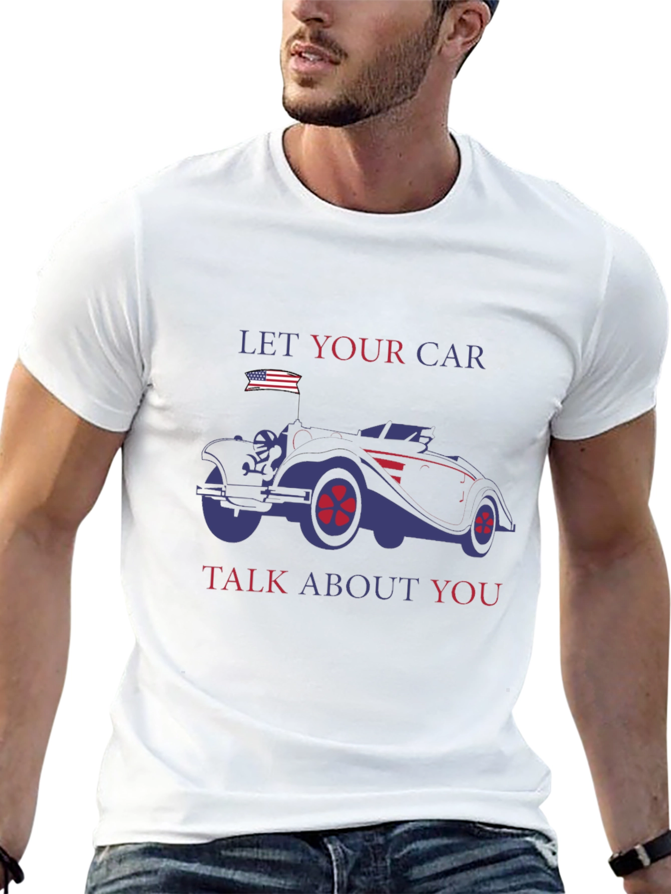 Let Your Car Talk About You Black T-Shirt