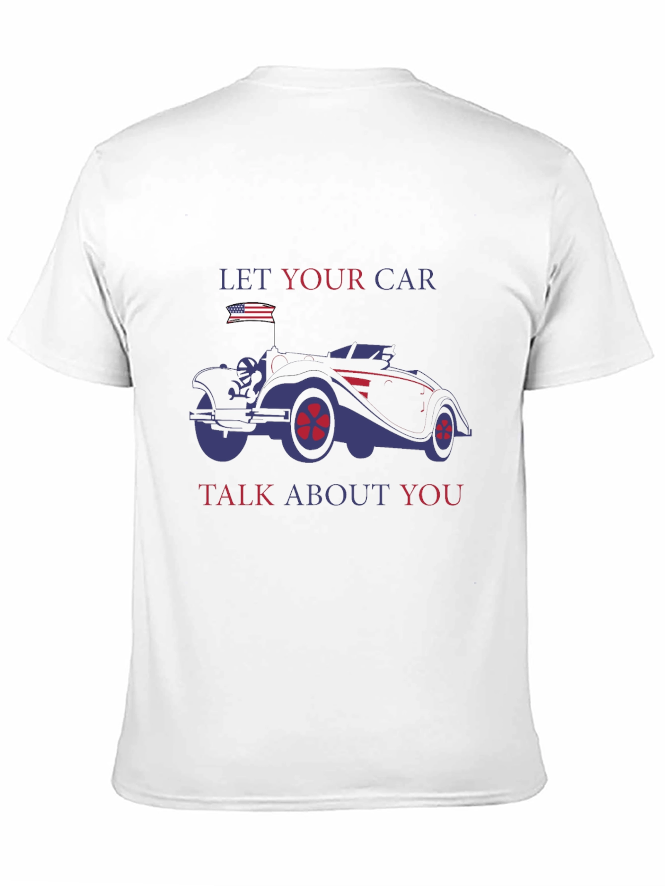 Let Your Car Talk About You Black T-Shirt